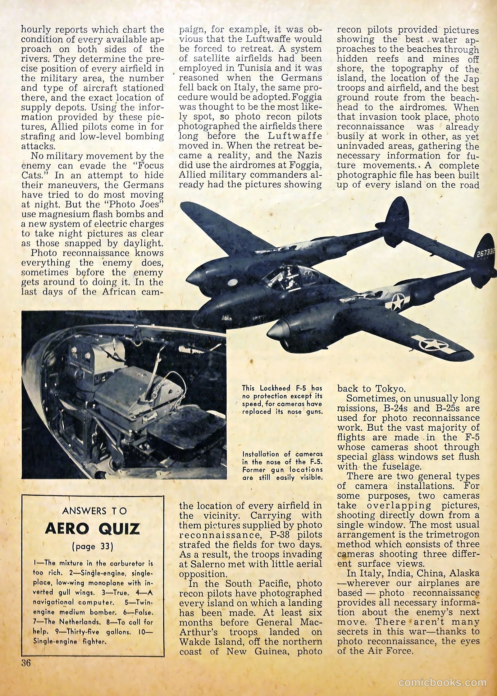 True Aviation Picture-Stories #10 (1944) — page 36 of 52