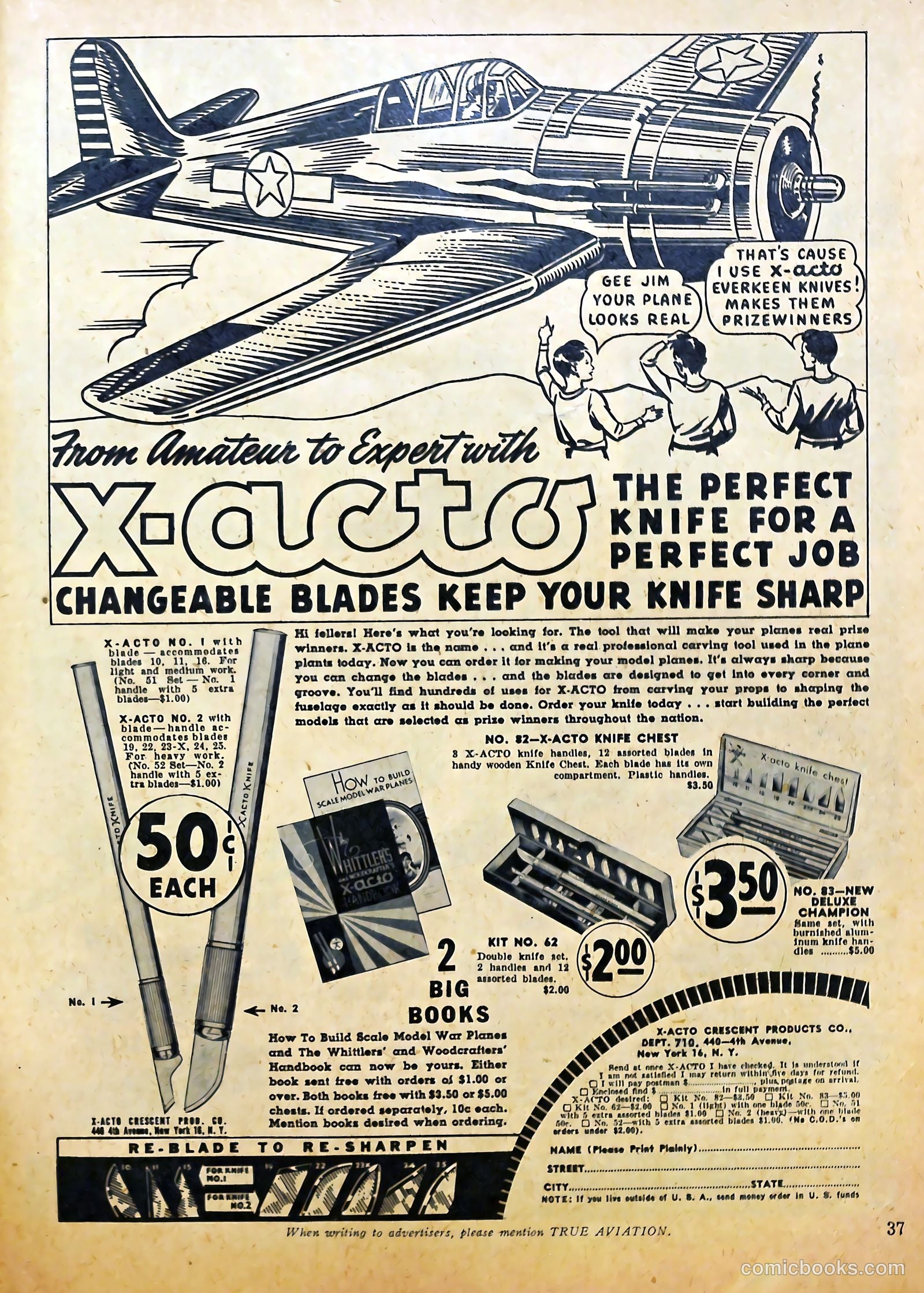 True Aviation Picture-Stories #10 (1944) — page 37 of 52