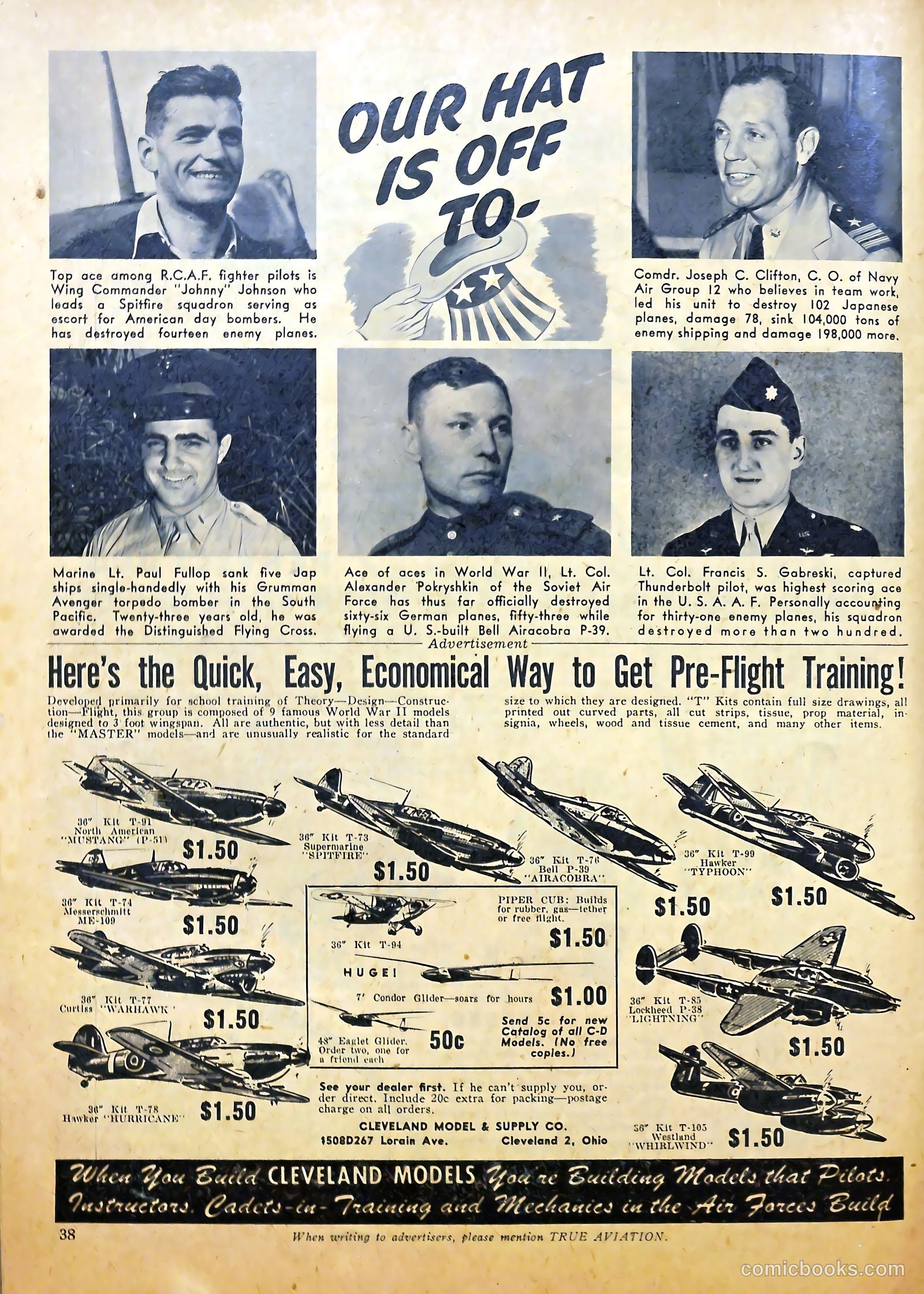 True Aviation Picture-Stories #10 (1944) — page 38 of 52