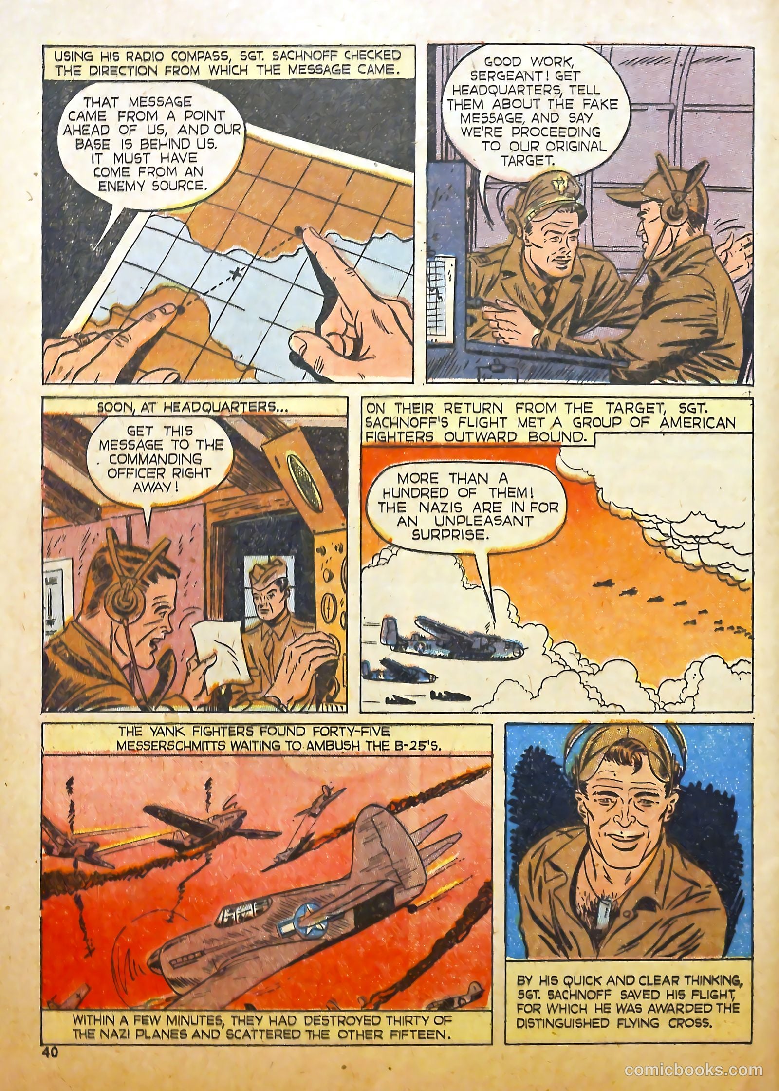 True Aviation Picture-Stories #10 (1944) — page 40 of 52