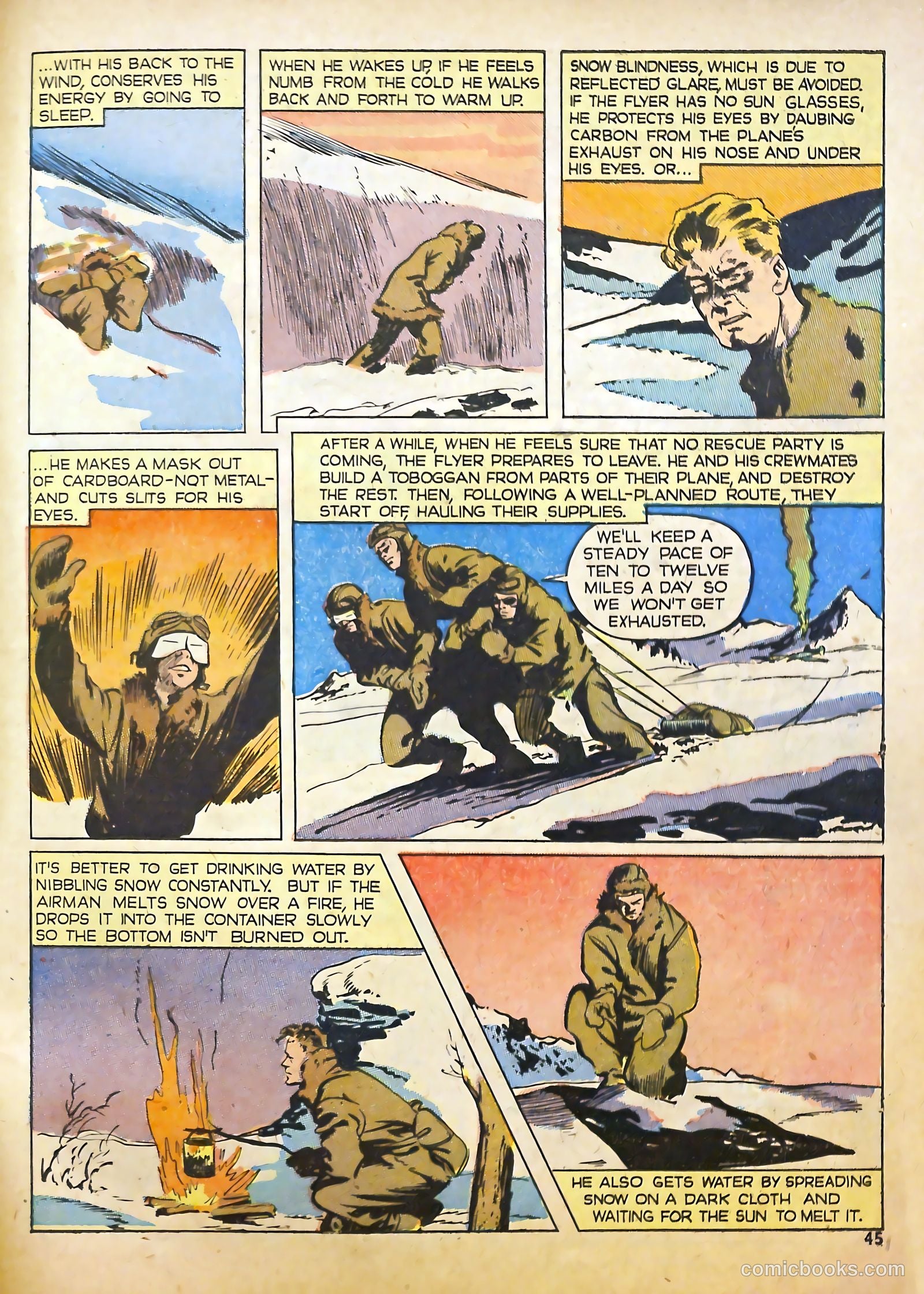 True Aviation Picture-Stories #10 (1944) — page 45 of 52