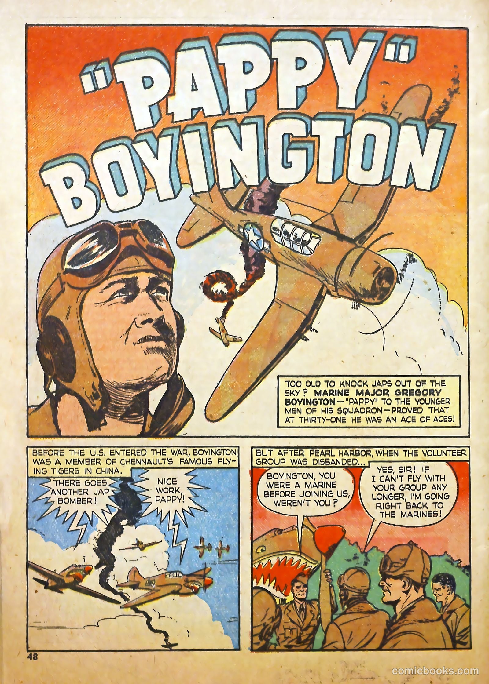 True Aviation Picture-Stories #10 (1944) — page 48 of 52