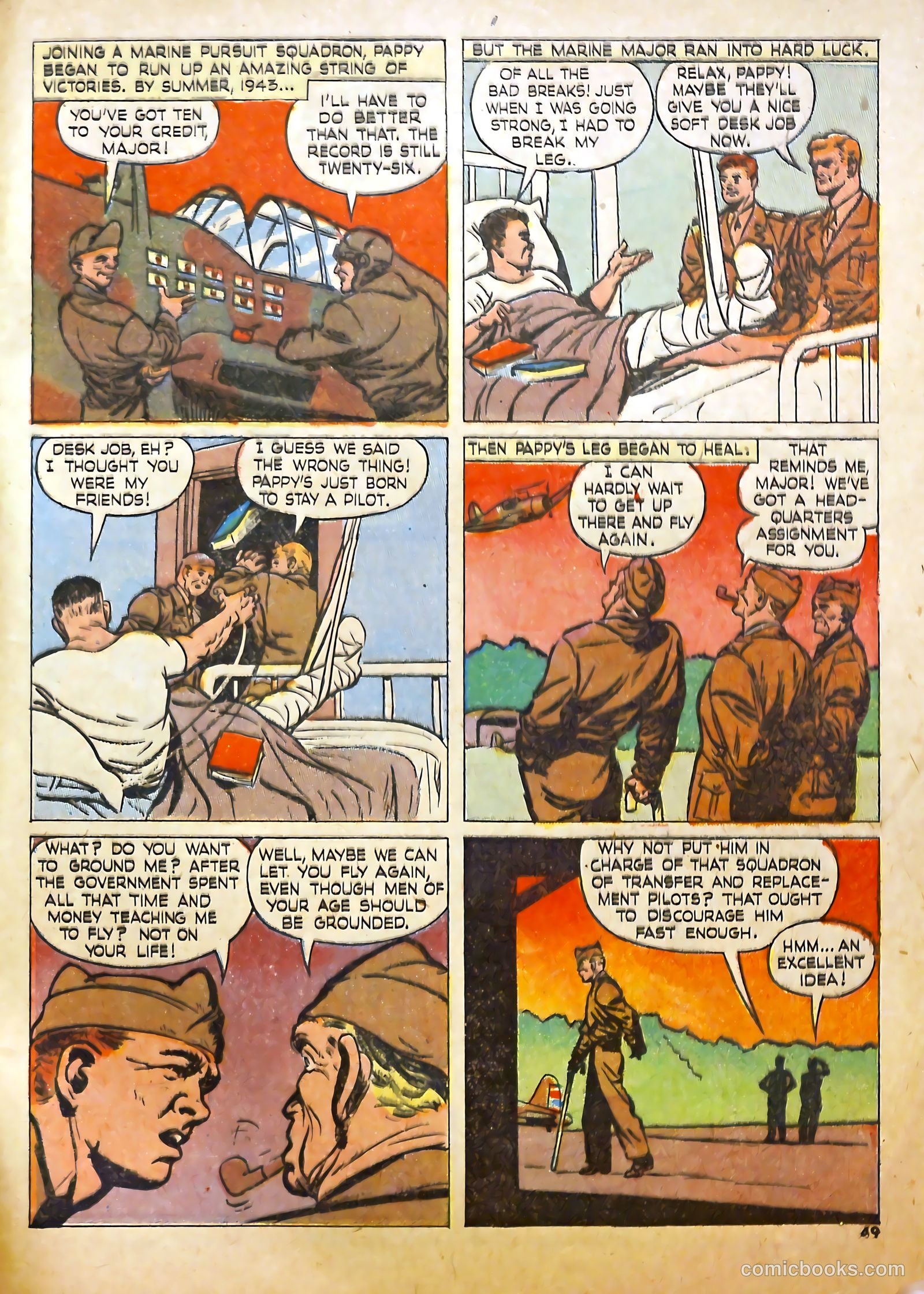 True Aviation Picture-Stories #10 (1944) — page 49 of 52