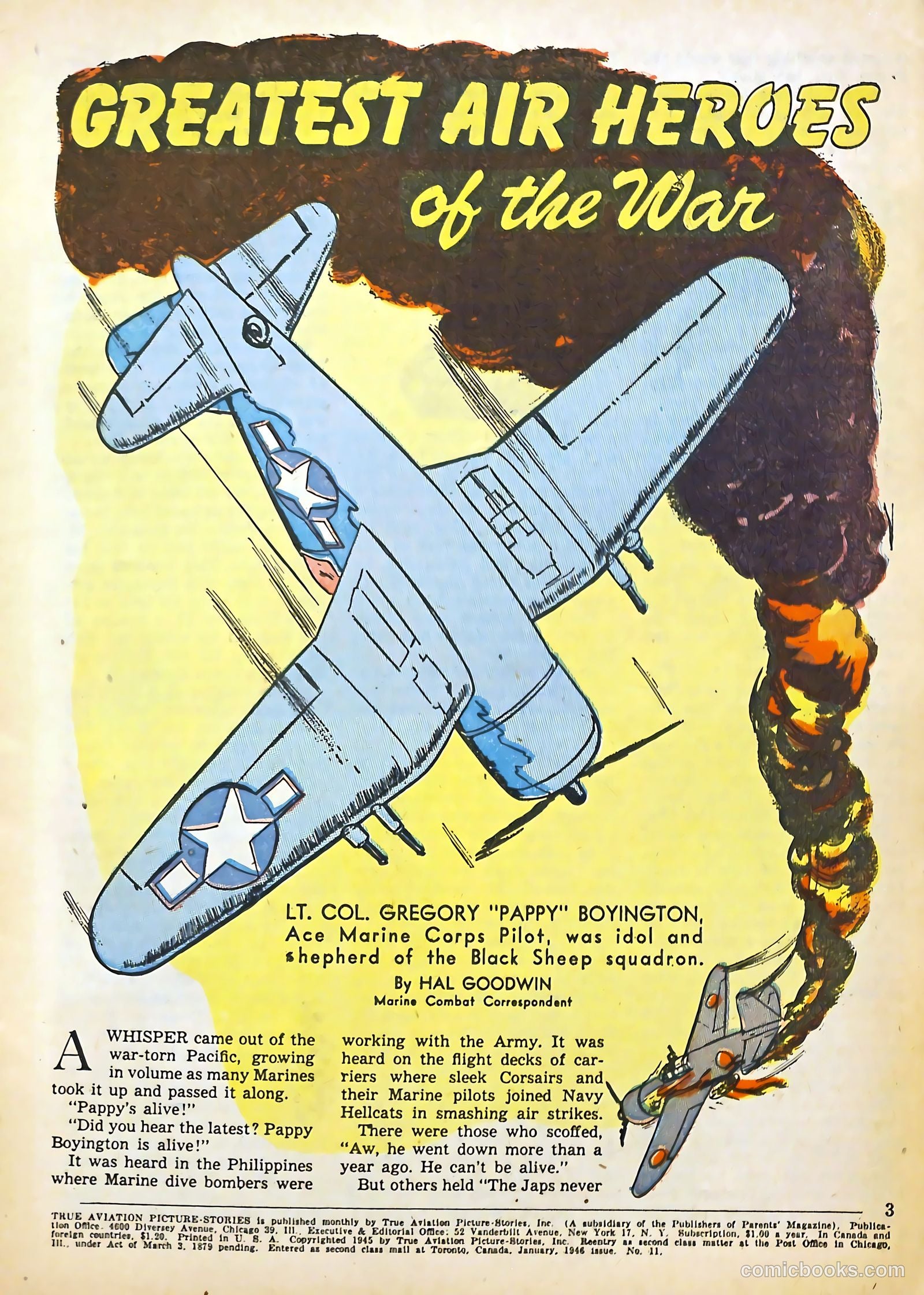 True Aviation Picture-Stories #11 (1946) — page 3 of 60