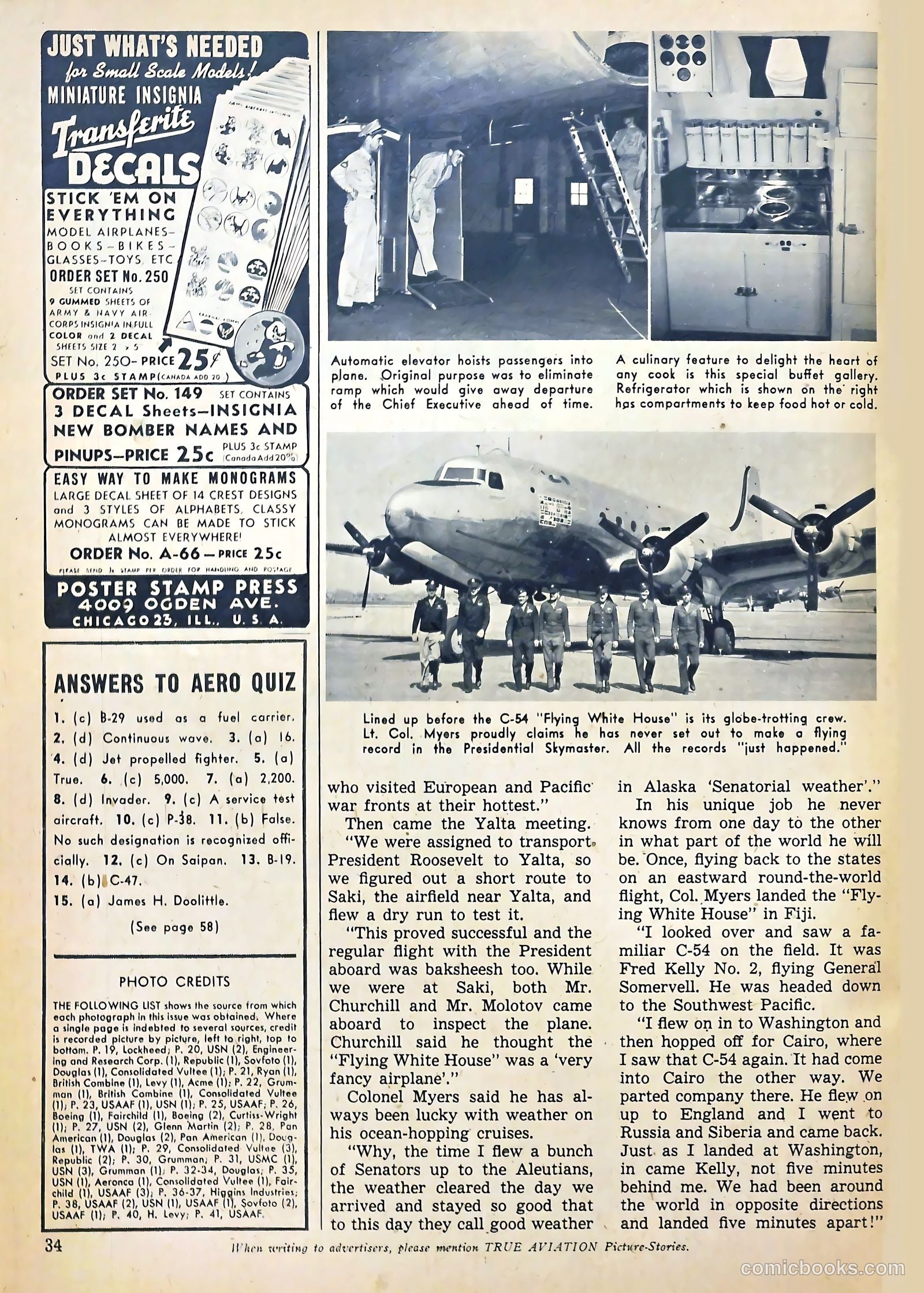 True Aviation Picture-Stories #11 (1946) — page 33 of 60