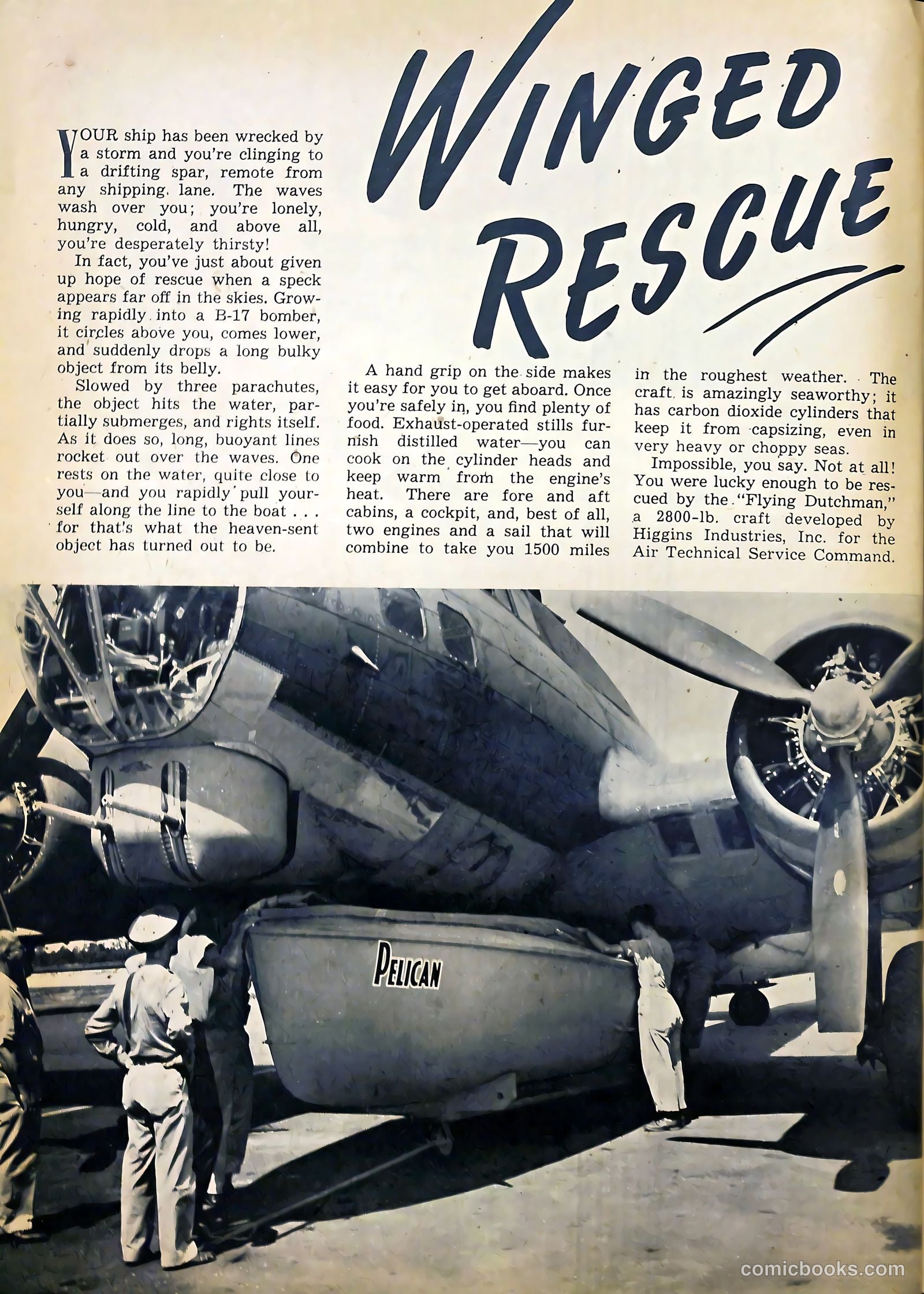 True Aviation Picture-Stories #11 (1946) — page 35 of 60