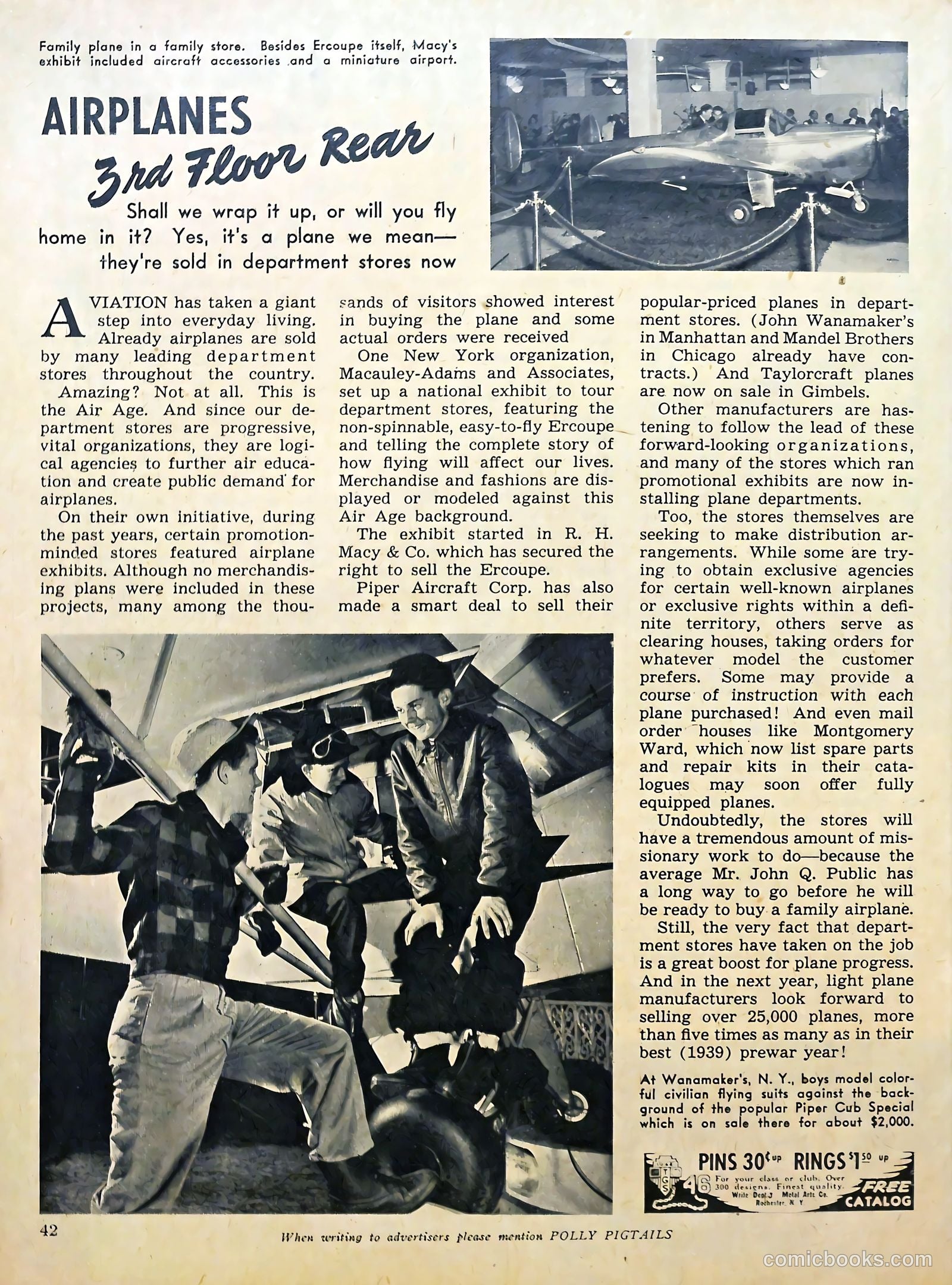 True Aviation Picture-Stories #12 (1946) — page 39 of 57