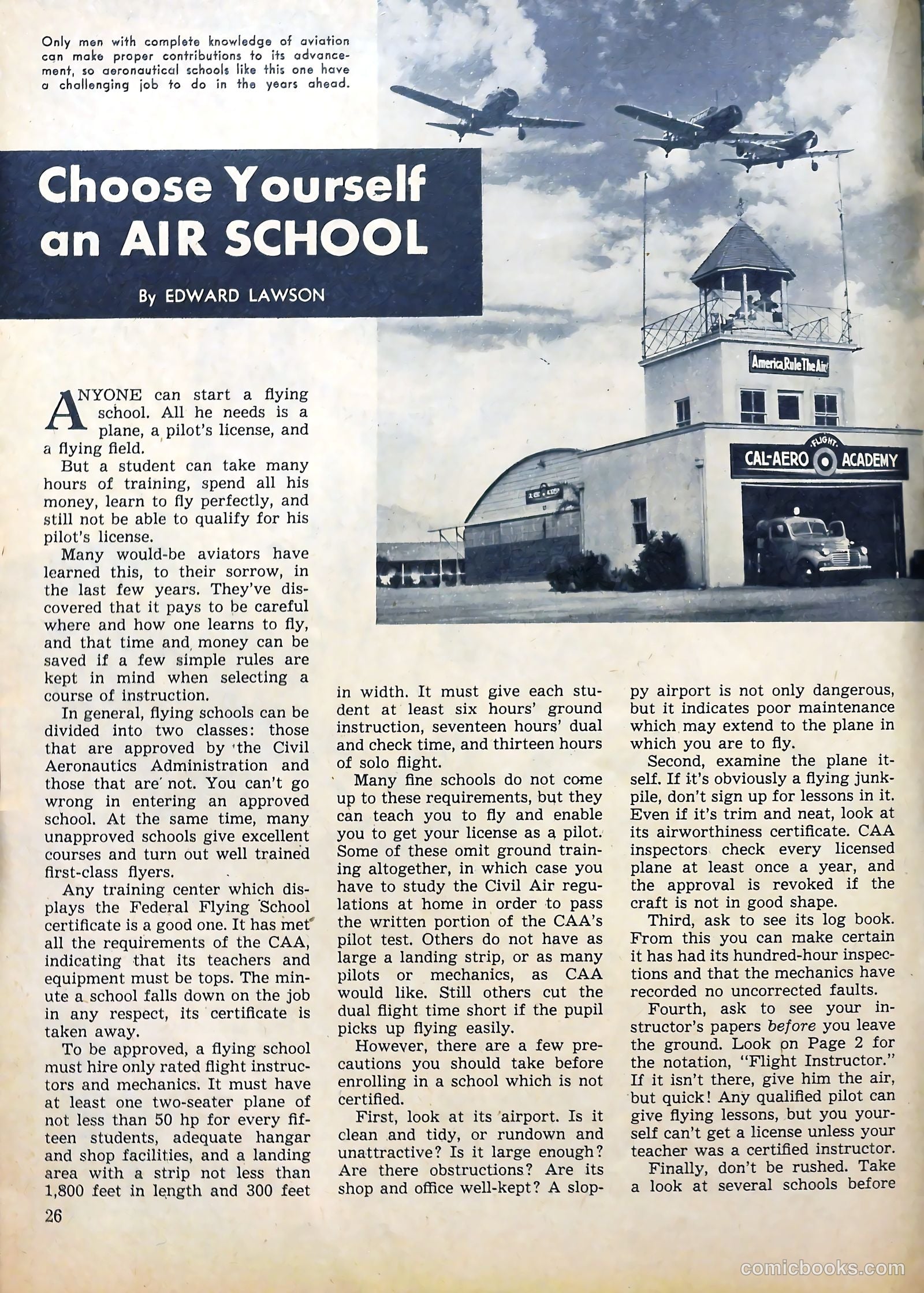 True Aviation Picture-Stories #13 (1946) — page 27 of 62