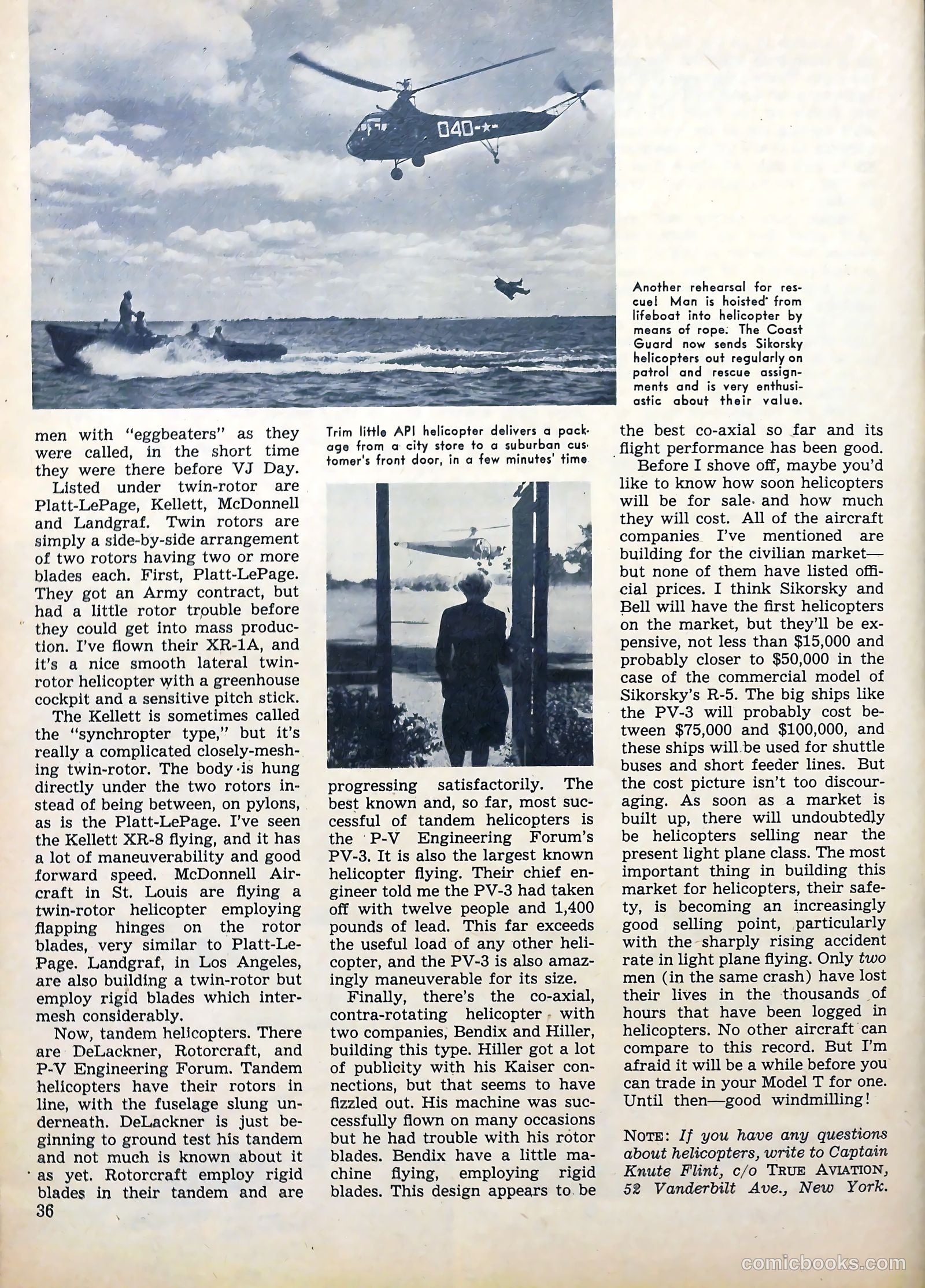 True Aviation Picture-Stories #13 (1946) — page 38 of 62