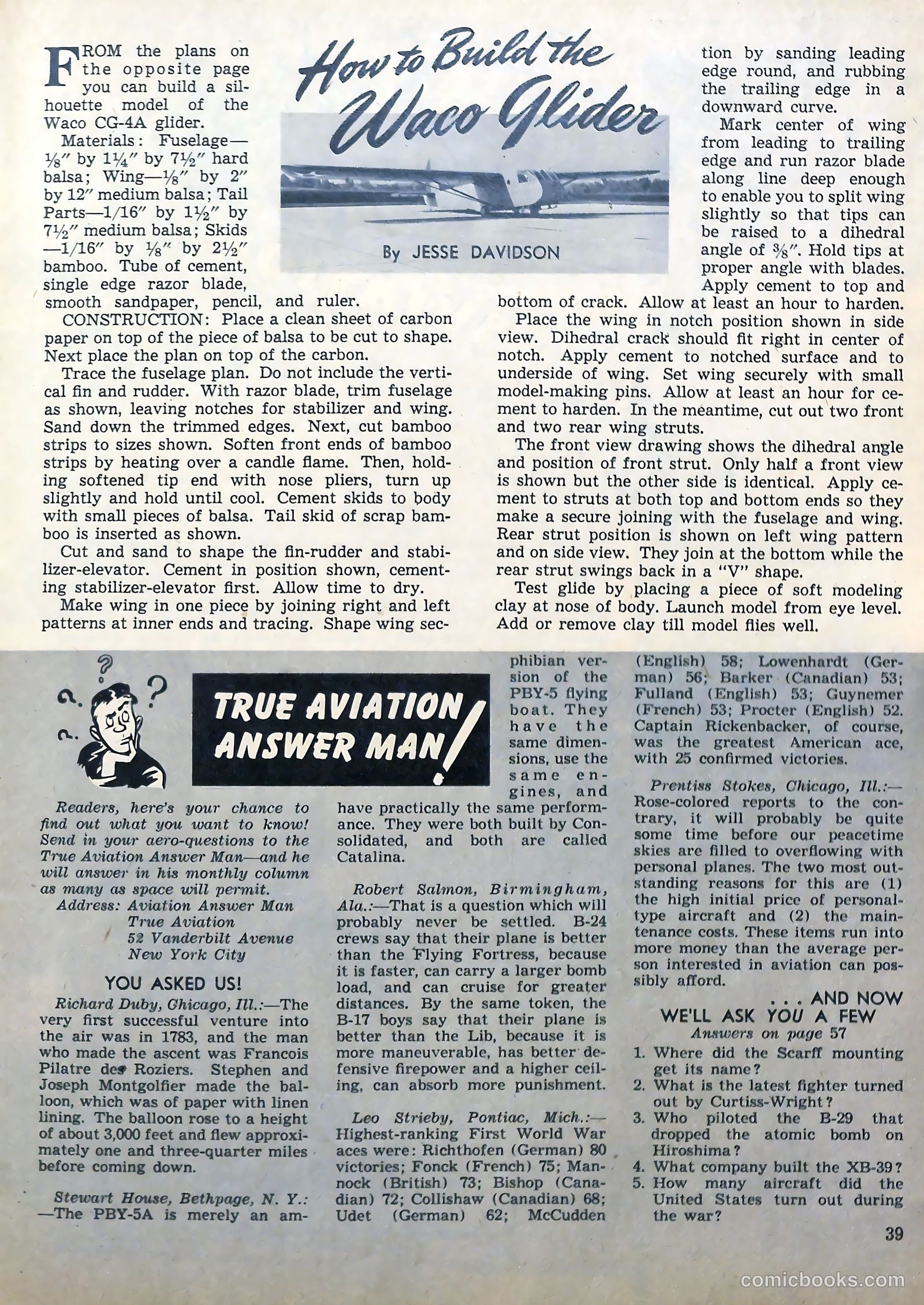 True Aviation Picture-Stories #13 (1946) — page 41 of 62