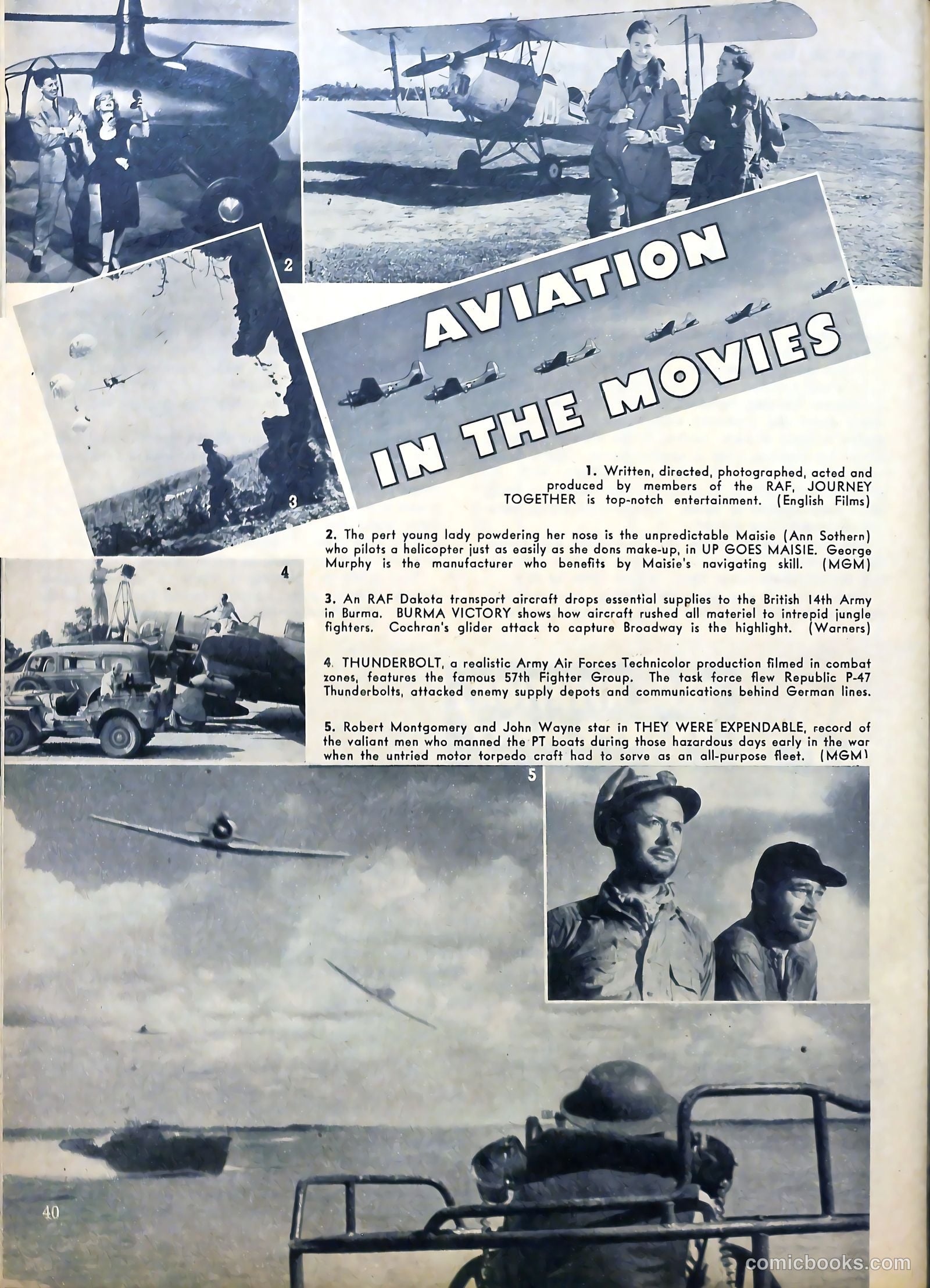 True Aviation Picture-Stories #13 (1946) — page 42 of 62