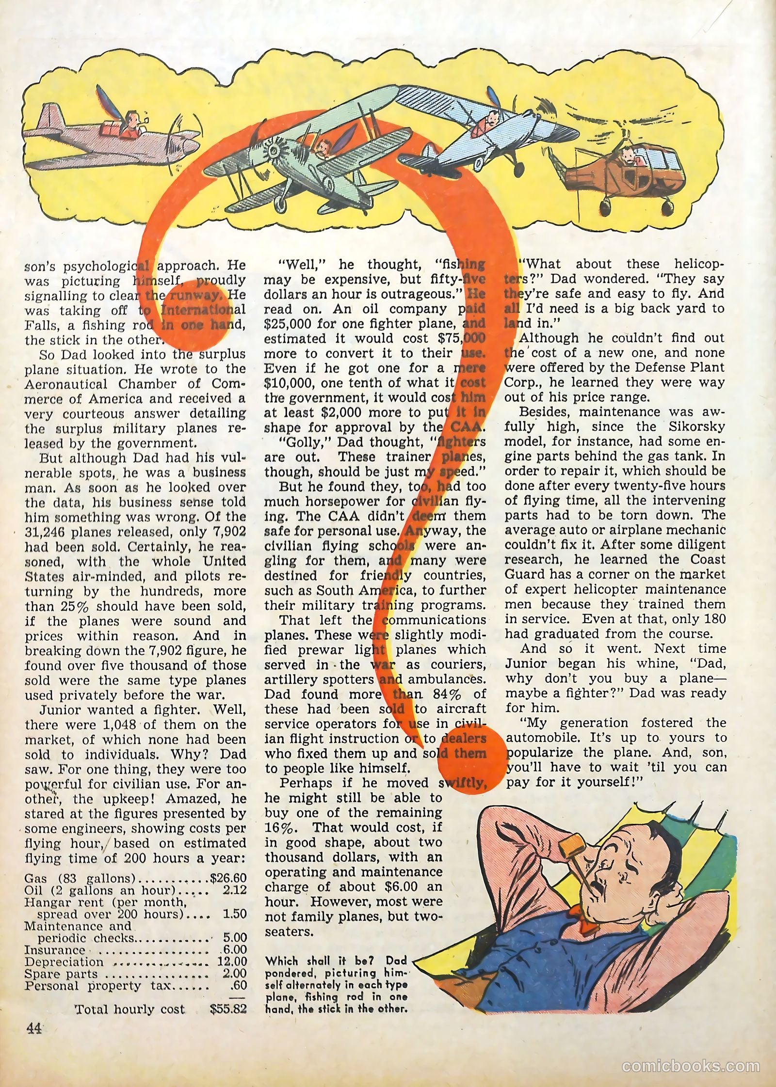 True Aviation Picture-Stories #13 (1946) — page 46 of 62