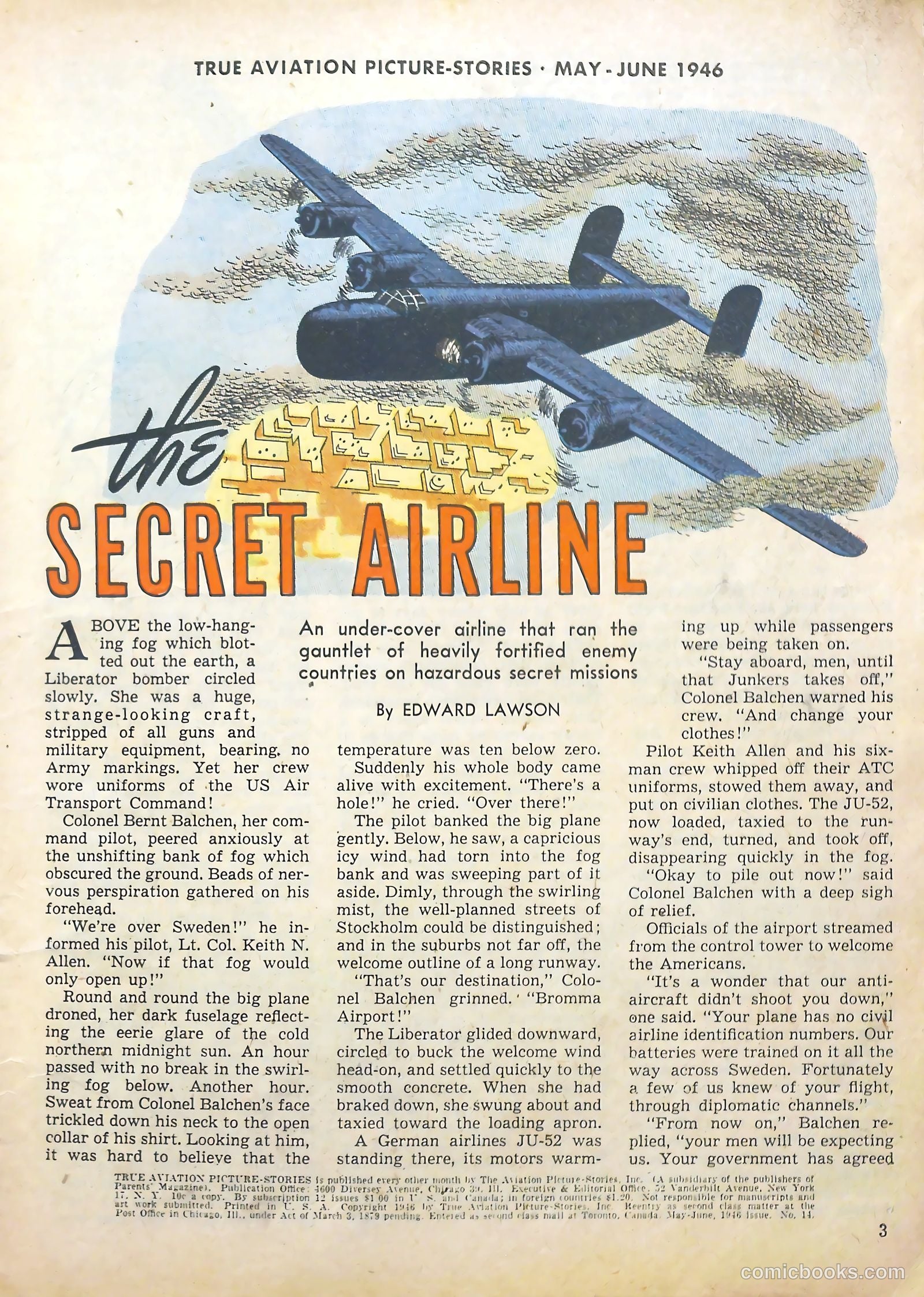 True Aviation Picture-Stories #14 (1946) — page 3 of 63