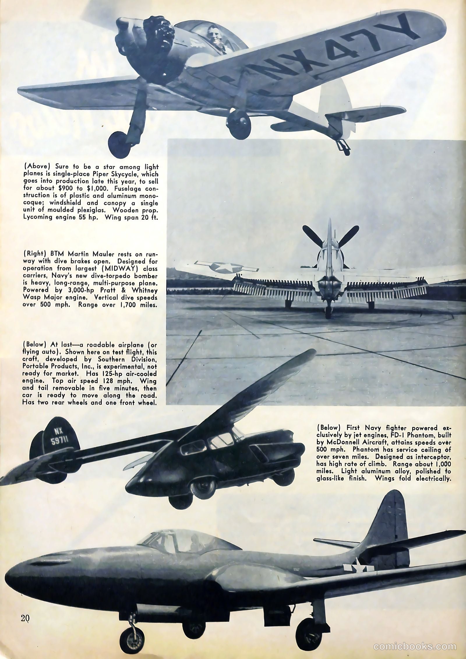 True Aviation Picture-Stories #14 (1946) — page 21 of 63