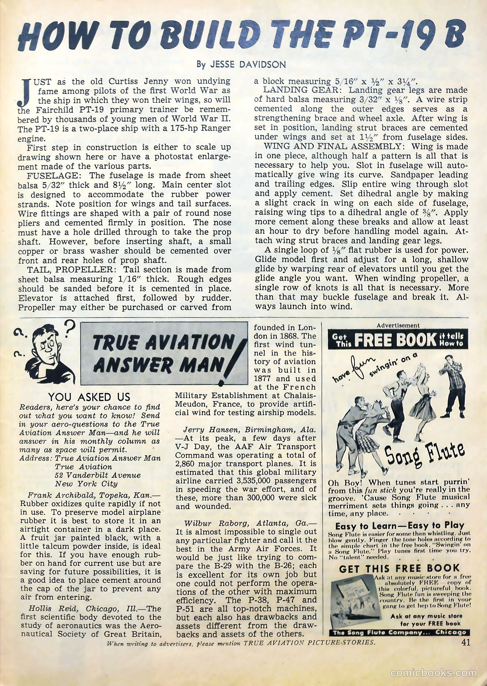 True Aviation Picture-Stories #14 (1946) — page 43 of 63