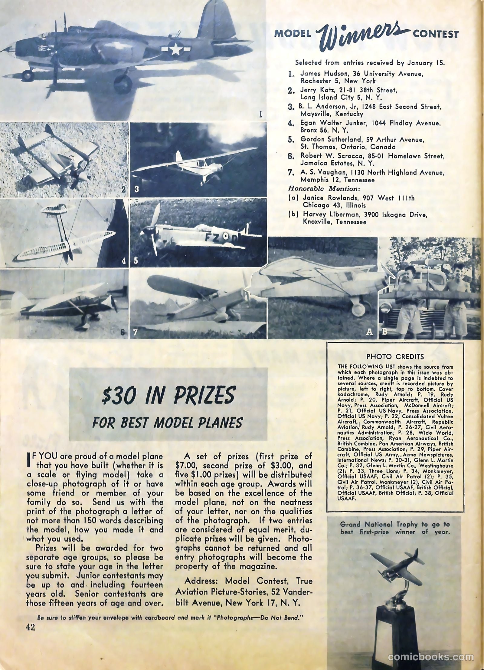 True Aviation Picture-Stories #14 (1946) — page 44 of 63
