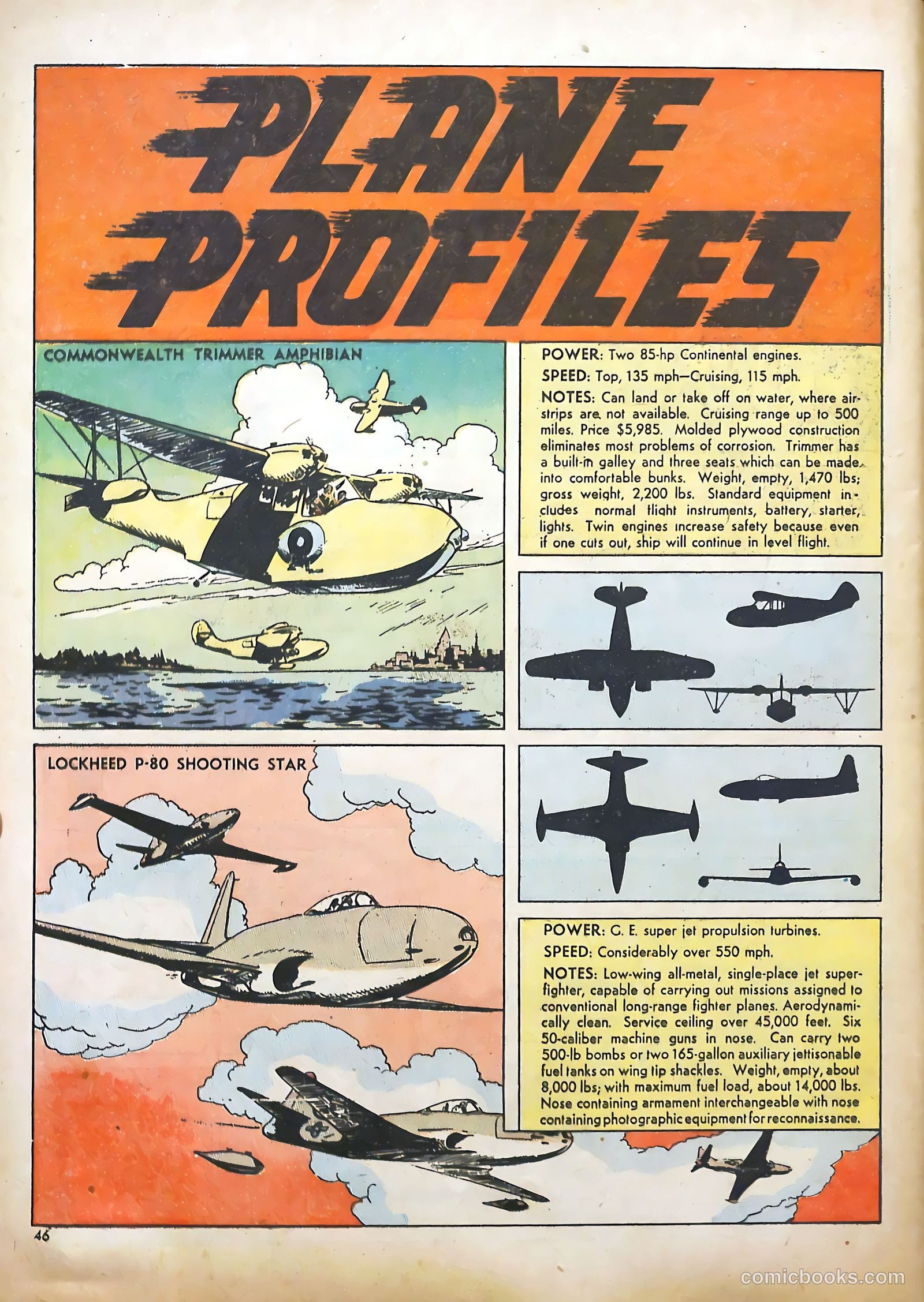 True Aviation Picture-Stories #15 (1946) — page 45 of 51