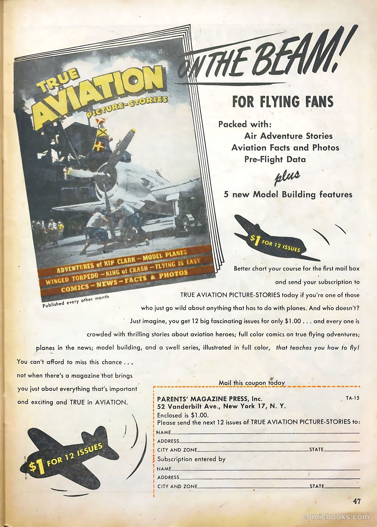 True Aviation Picture-Stories #15 (1946) — page 46 of 51