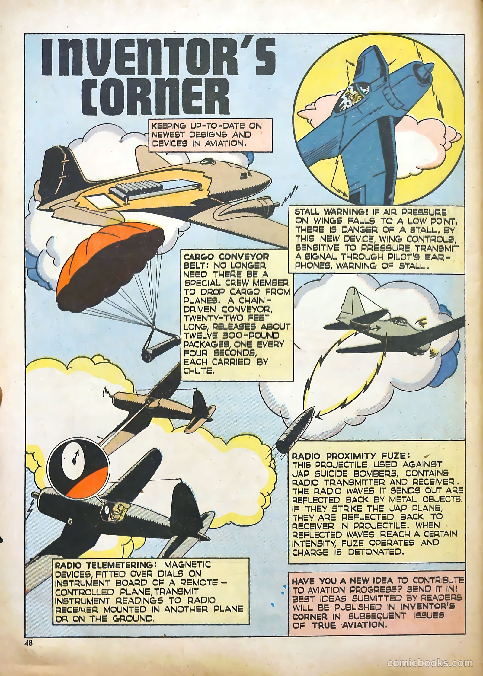 True Aviation Picture-Stories #15 (1946) — page 47 of 51