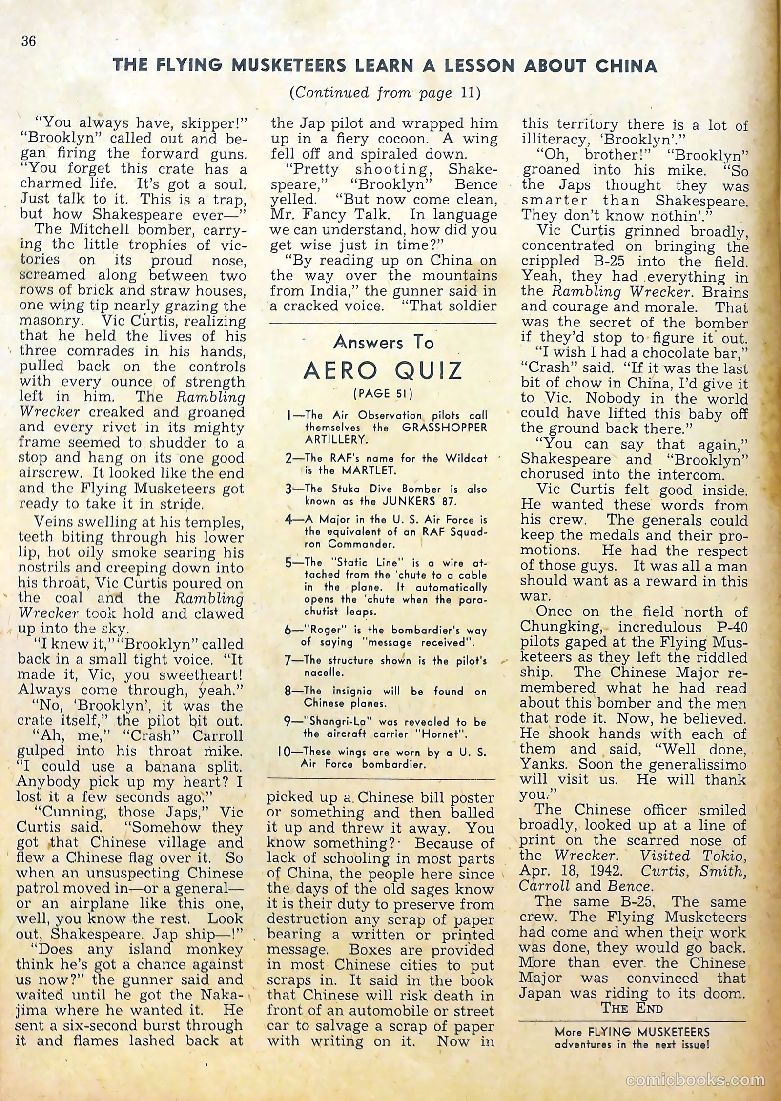 True Aviation Picture-Stories #5 (1943) — page 39 of 64