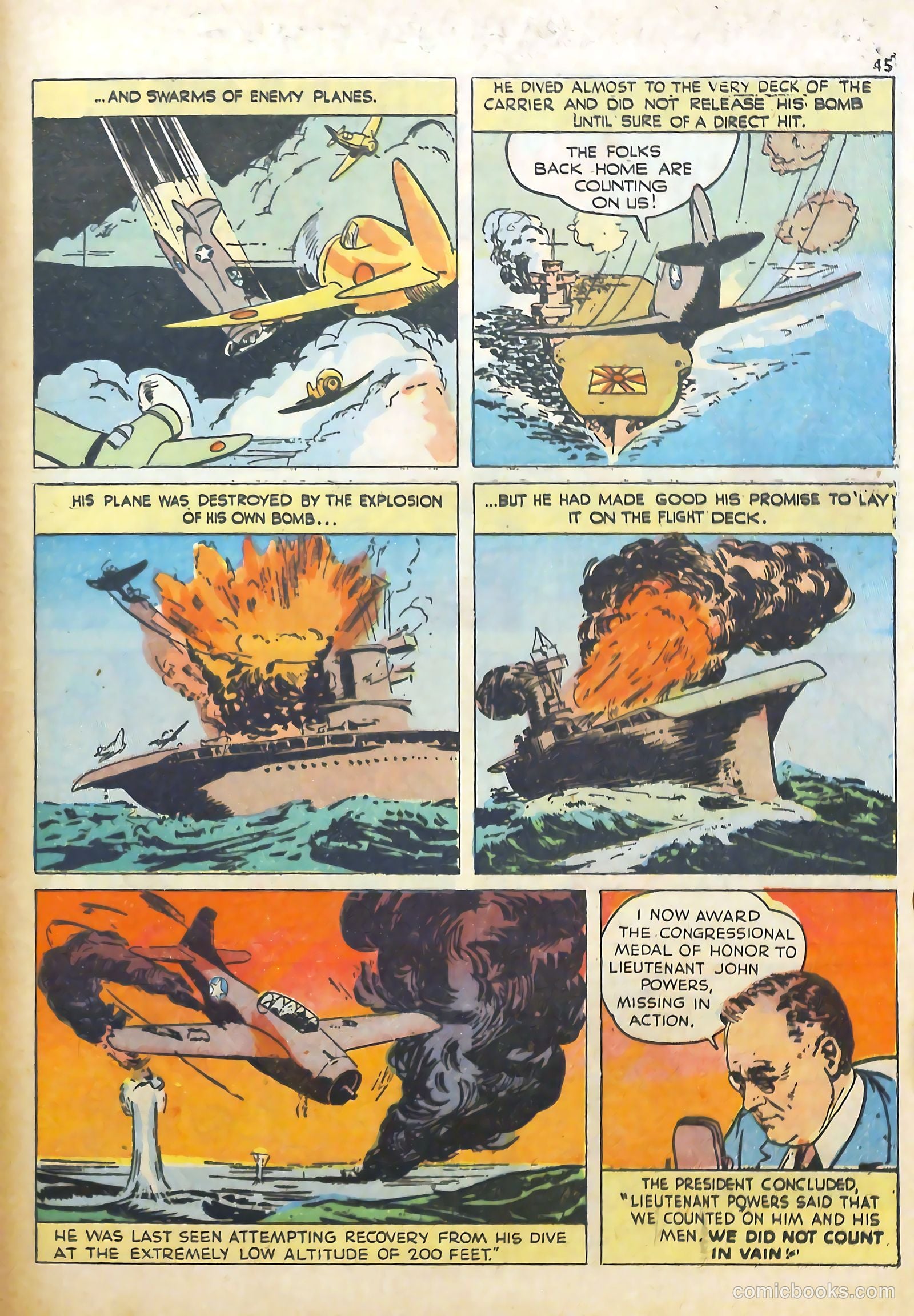 True Aviation Picture-Stories #5 (1943) — page 48 of 64