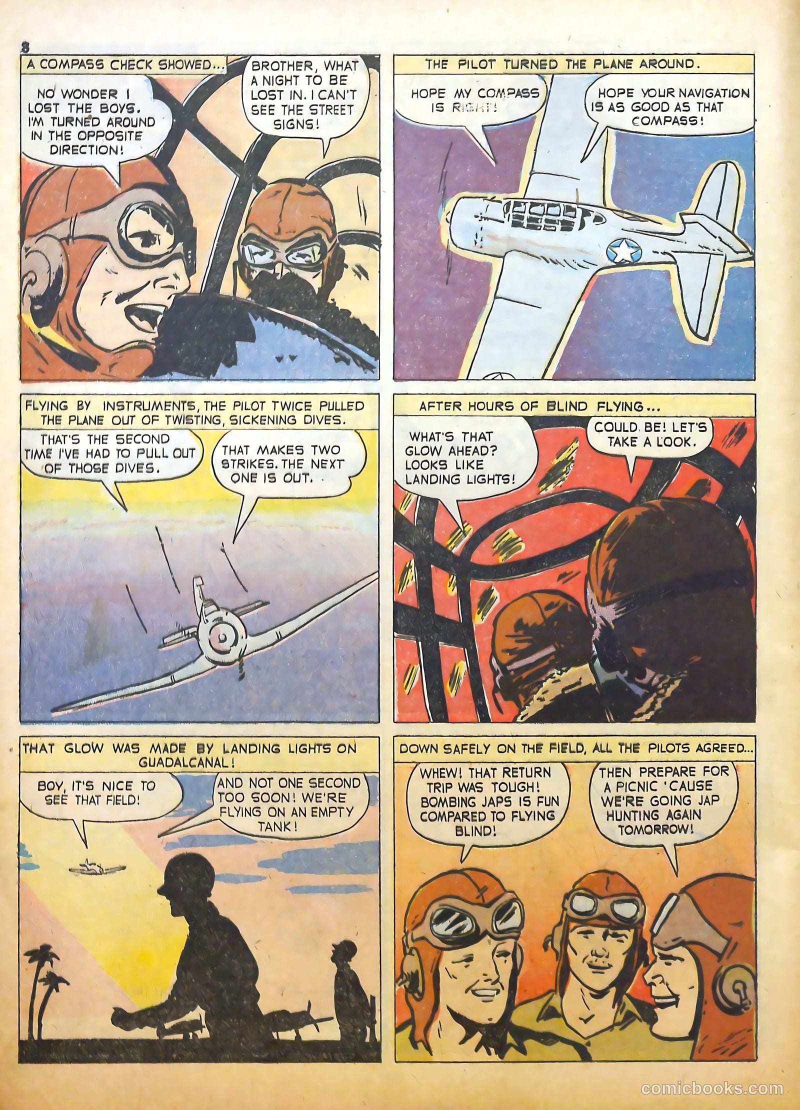 True Aviation Picture-Stories #6 (1943) — page 8 of 65