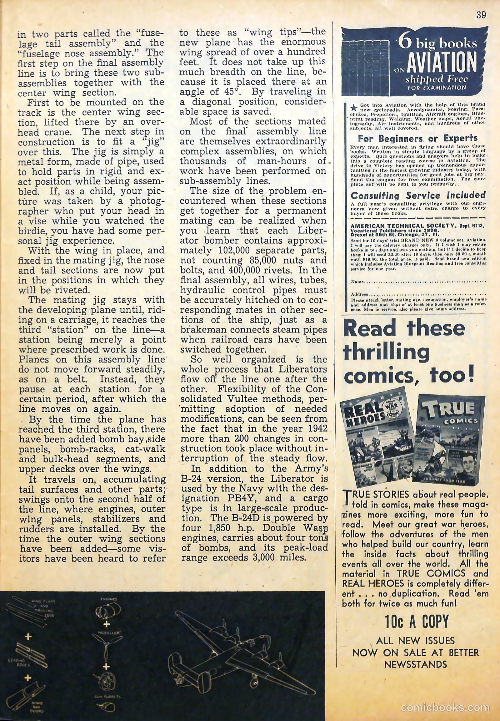 True Aviation Picture-Stories #6 (1943) — page 43 of 65