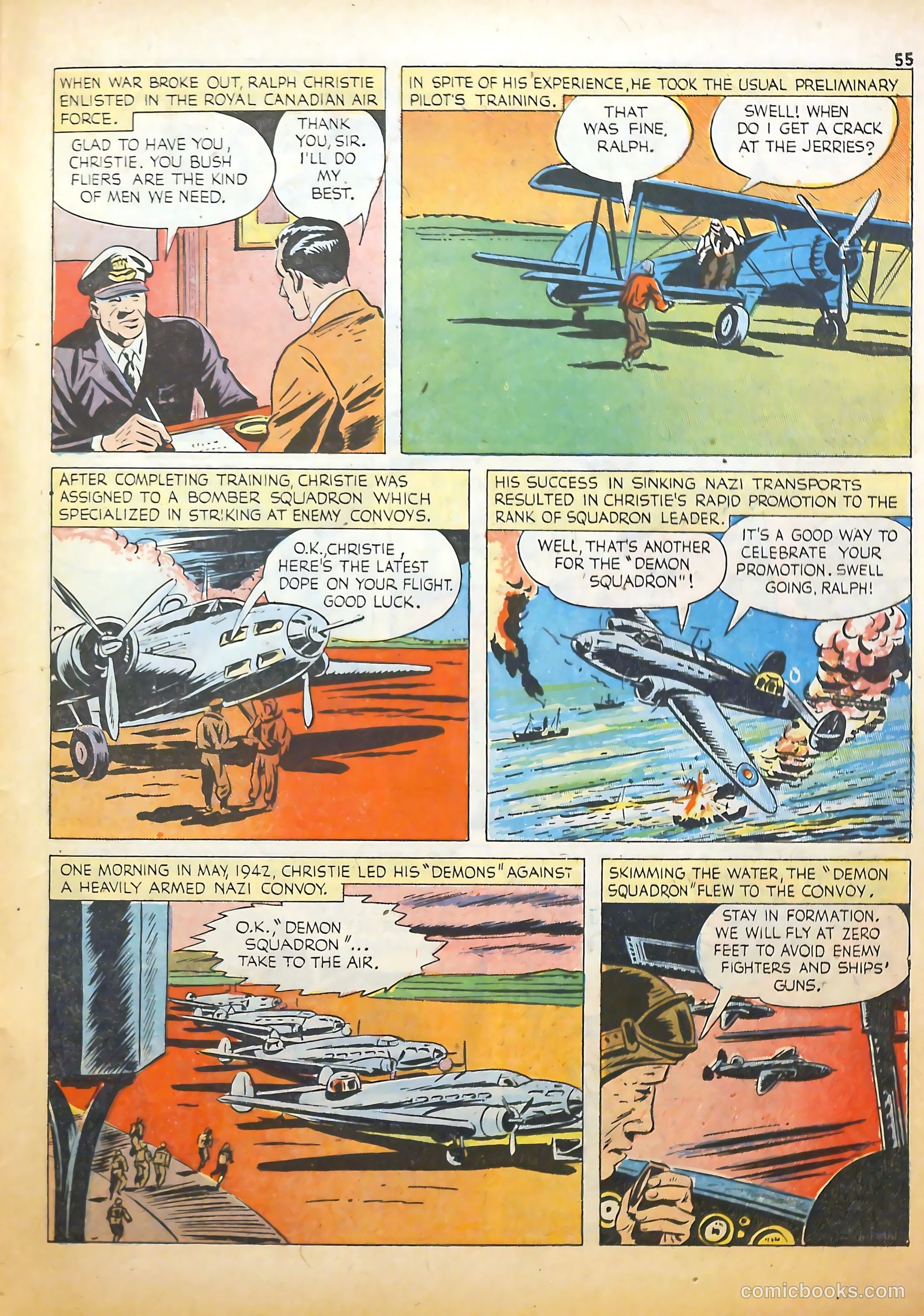 True Aviation Picture-Stories #6 (1943) — page 60 of 65