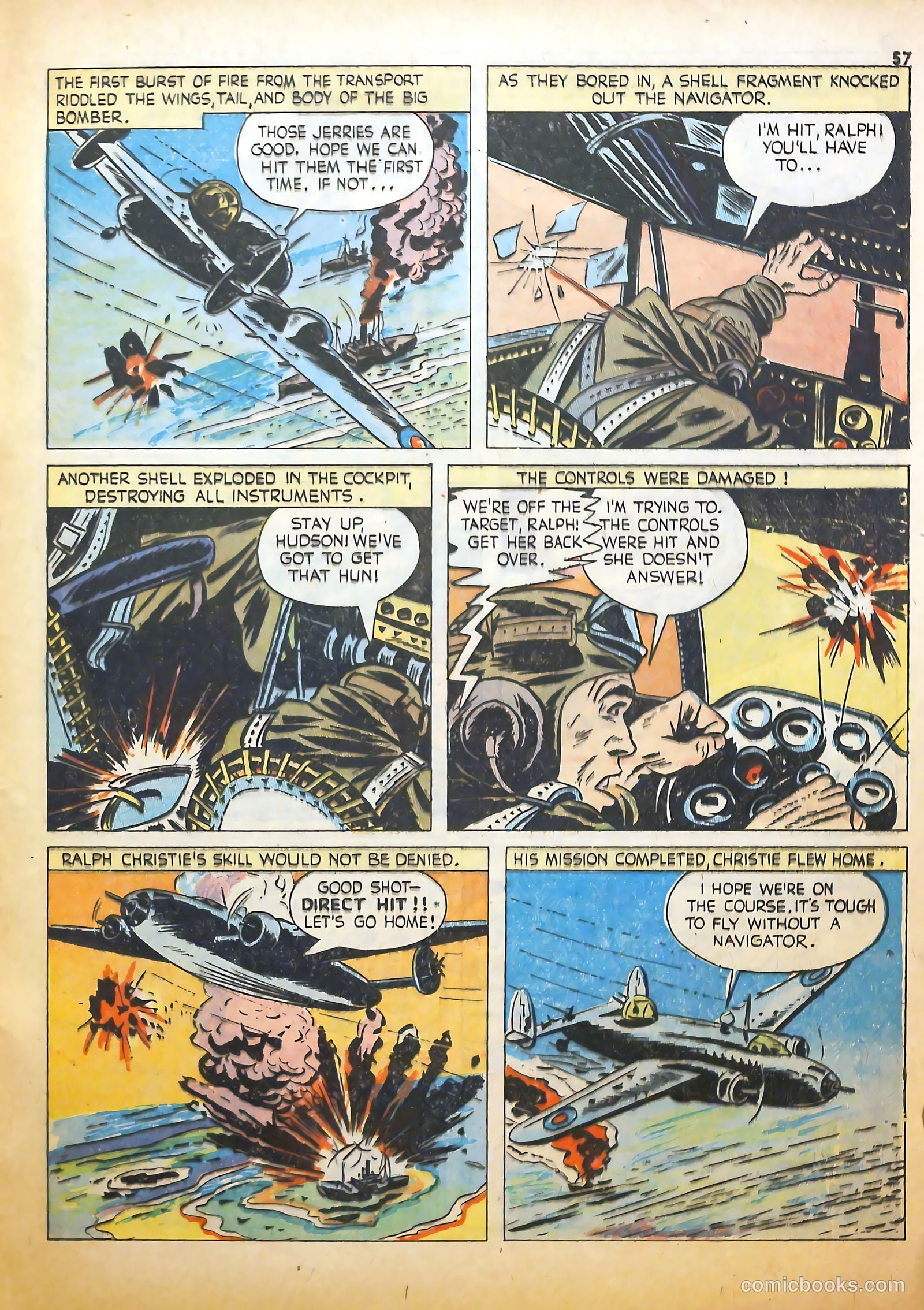 True Aviation Picture-Stories #6 (1943) — page 62 of 65