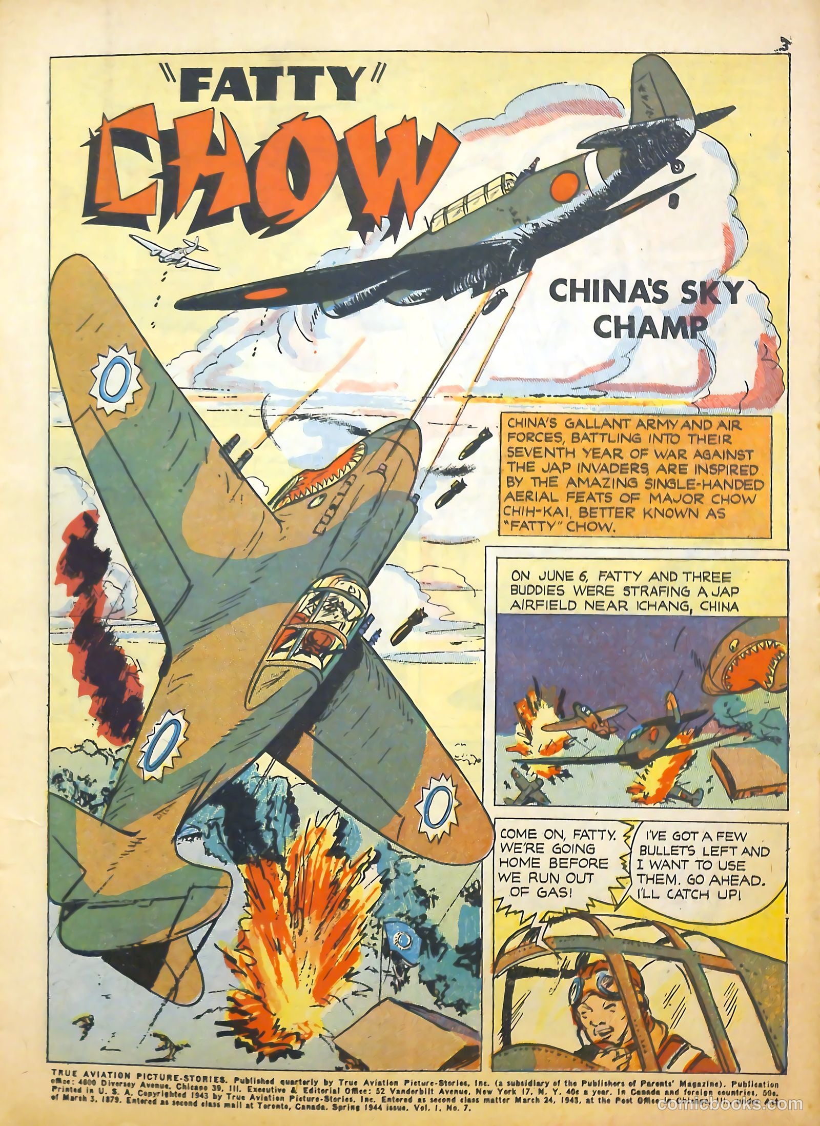 True Aviation Picture-Stories #7 (1944) — page 3 of 54