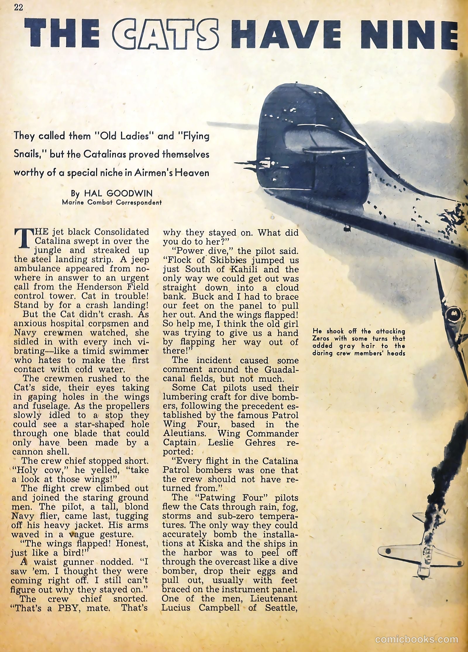True Aviation Picture-Stories #7 (1944) — page 24 of 54