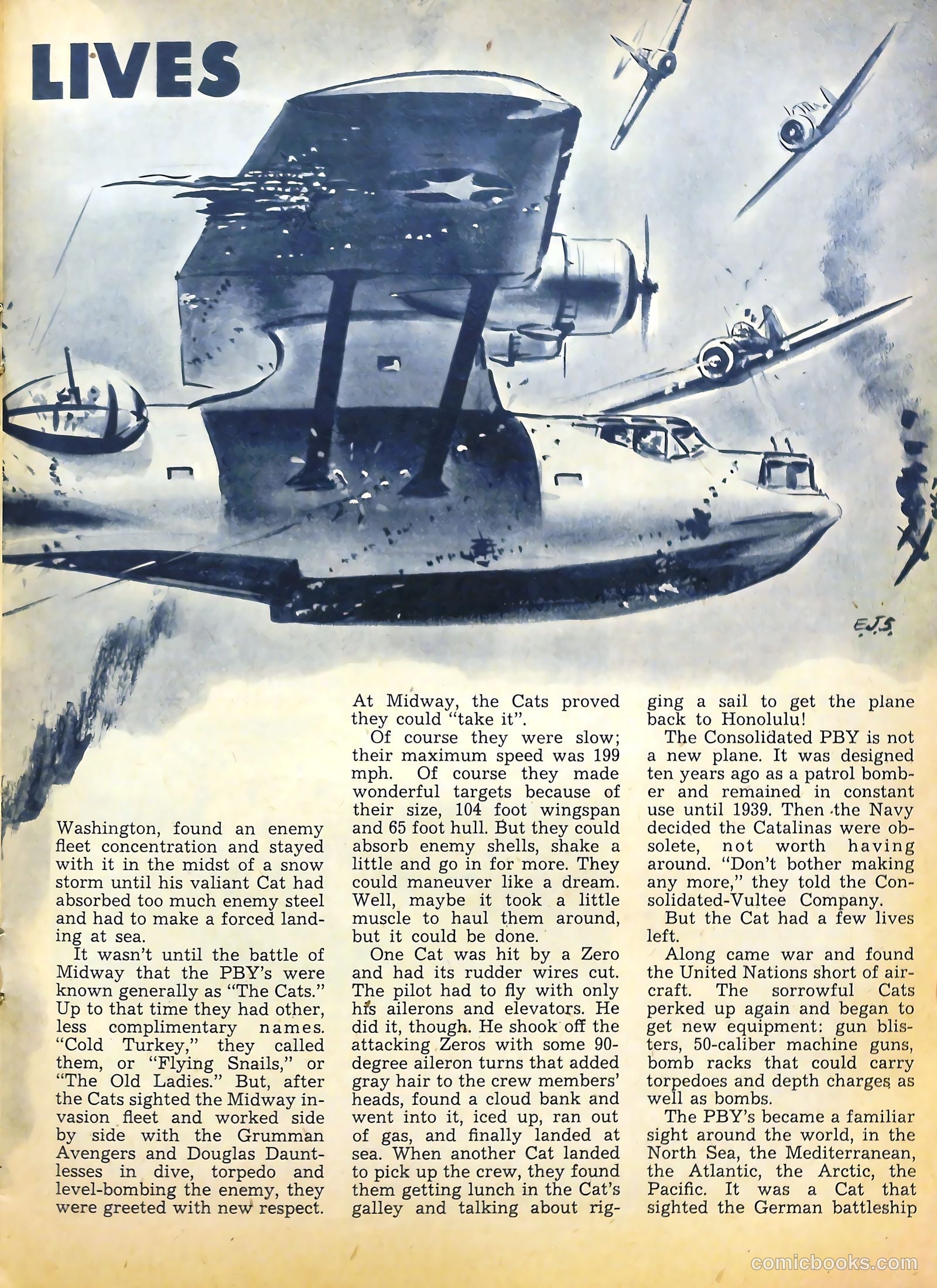 True Aviation Picture-Stories #7 (1944) — page 25 of 54