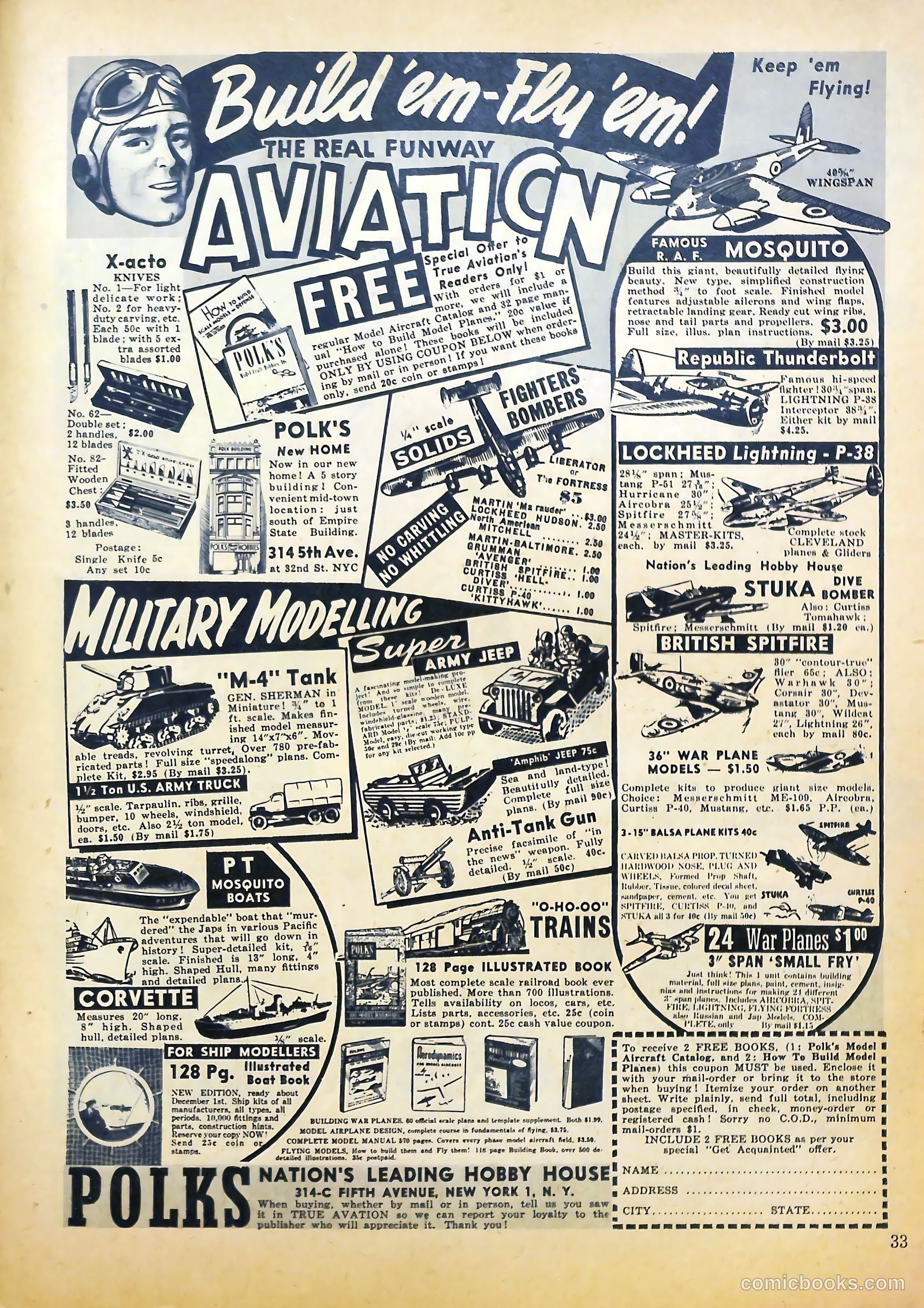 True Aviation Picture-Stories #7 (1944) — page 35 of 54
