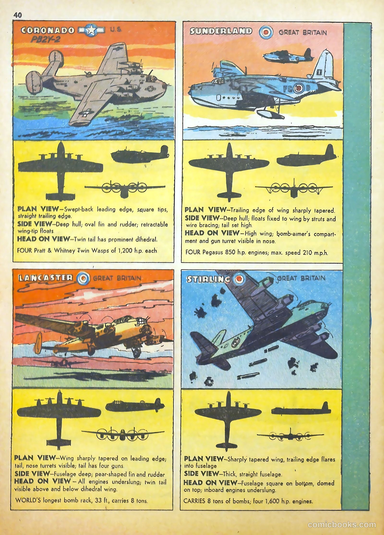 True Aviation Picture-Stories #7 (1944) — page 42 of 54