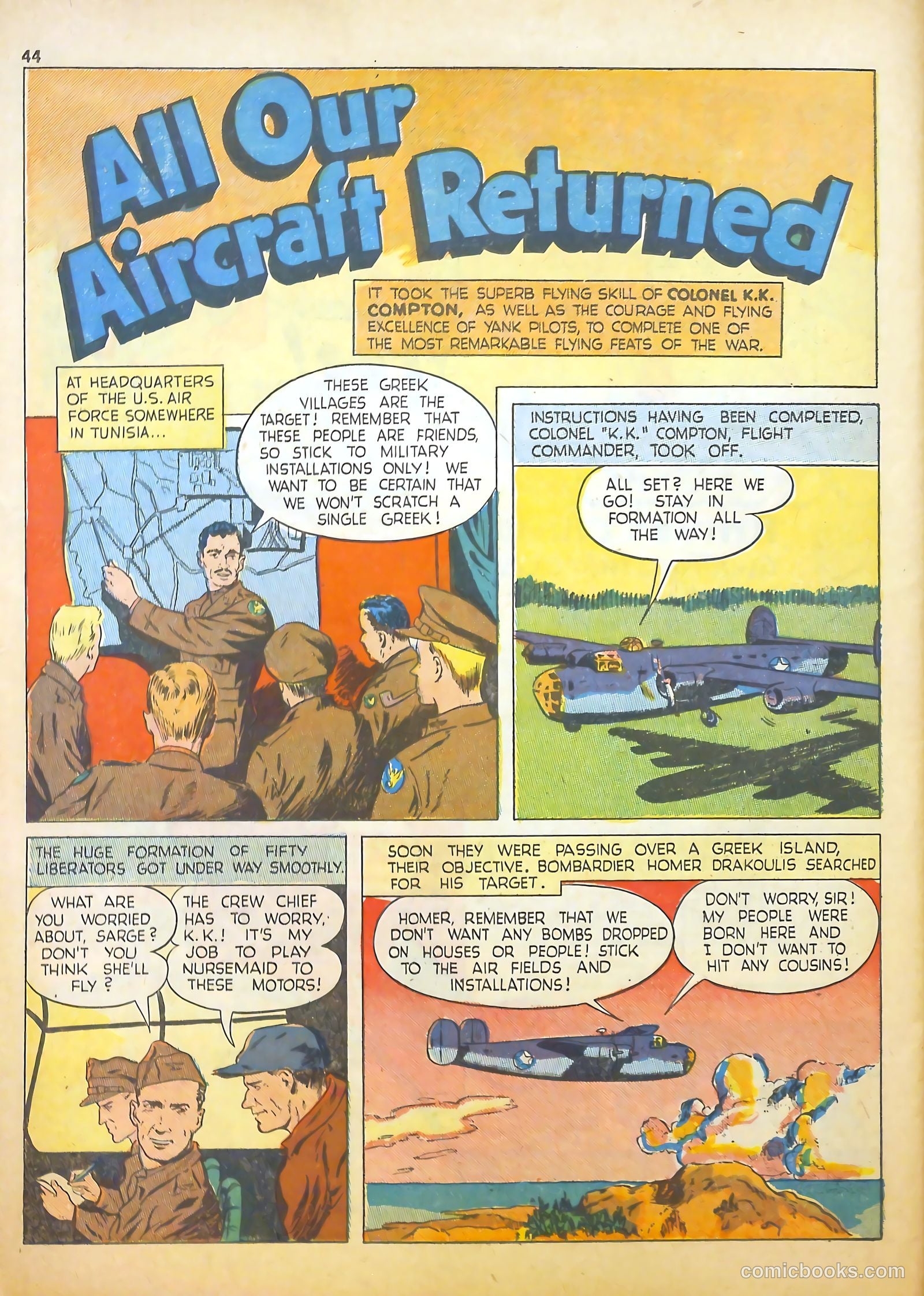 True Aviation Picture-Stories #7 (1944) — page 46 of 54