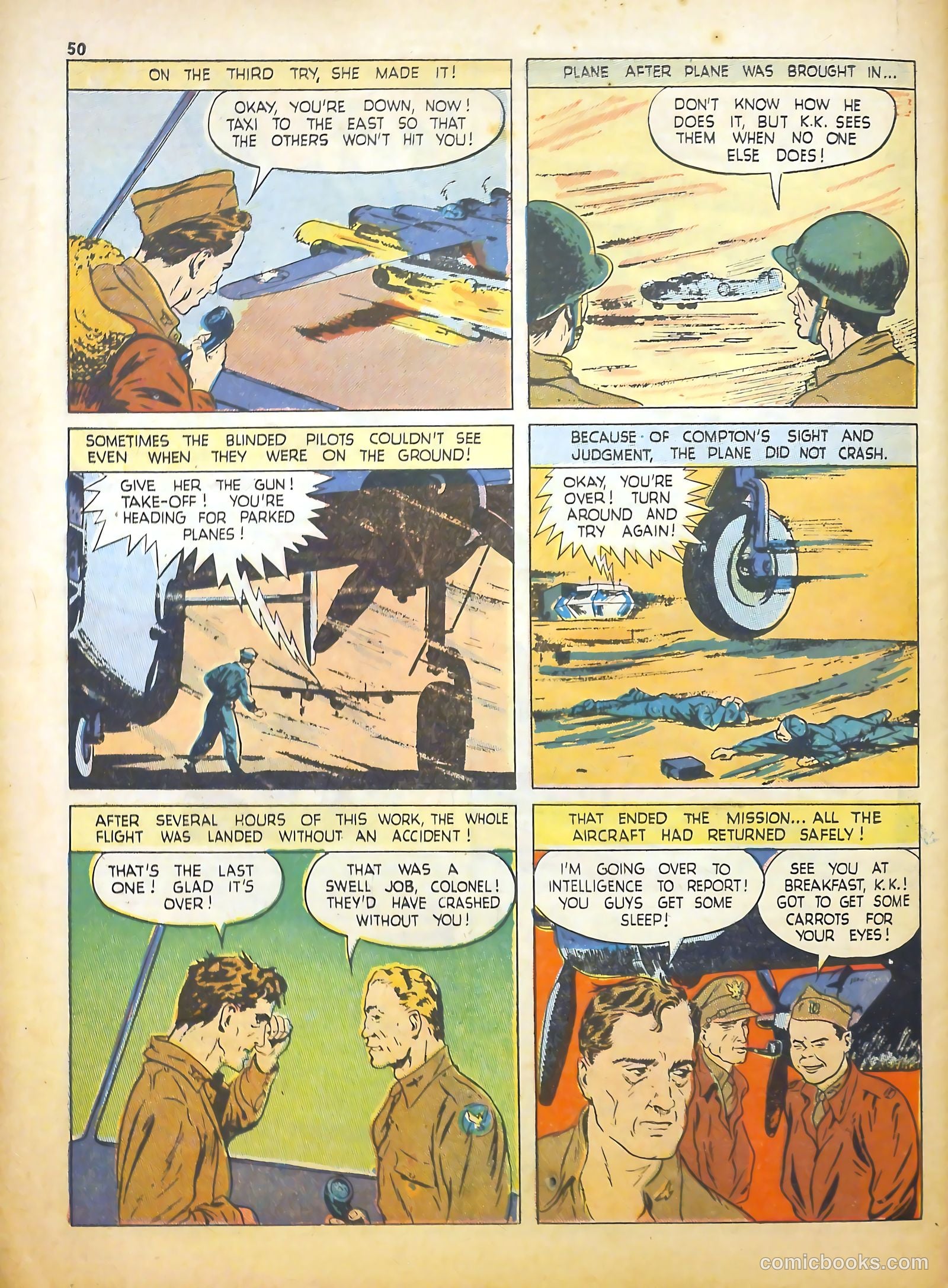 True Aviation Picture-Stories #7 (1944) — page 52 of 54