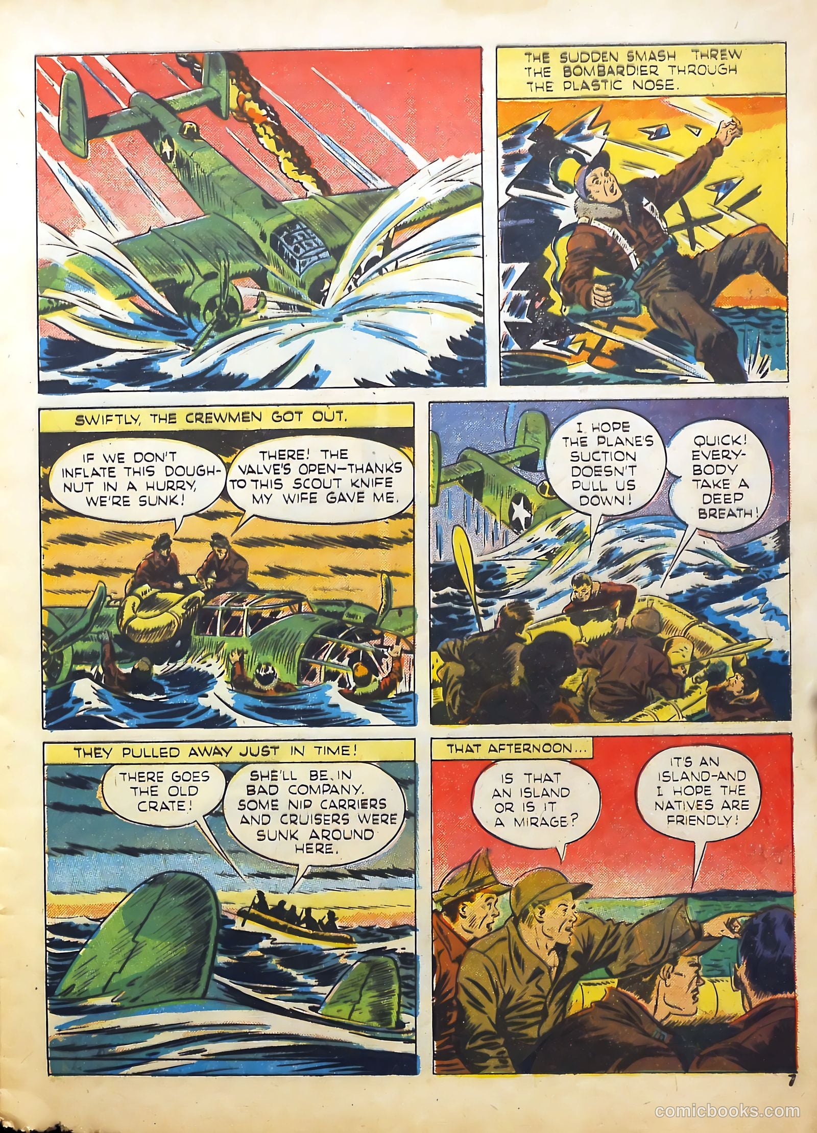 True Aviation Picture-Stories #8 (1944) — page 7 of 50