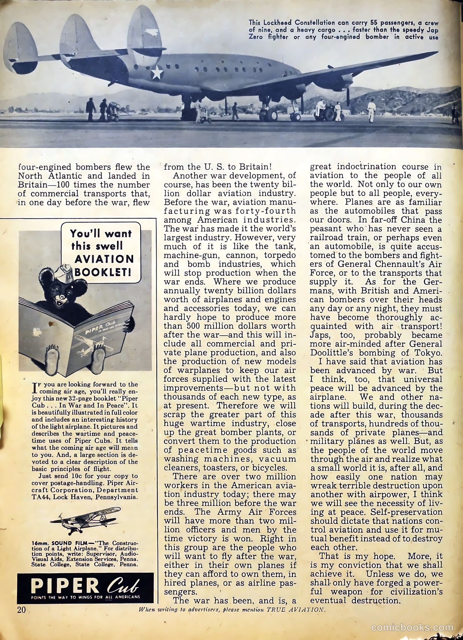 True Aviation Picture-Stories #8 (1944) — page 19 of 50