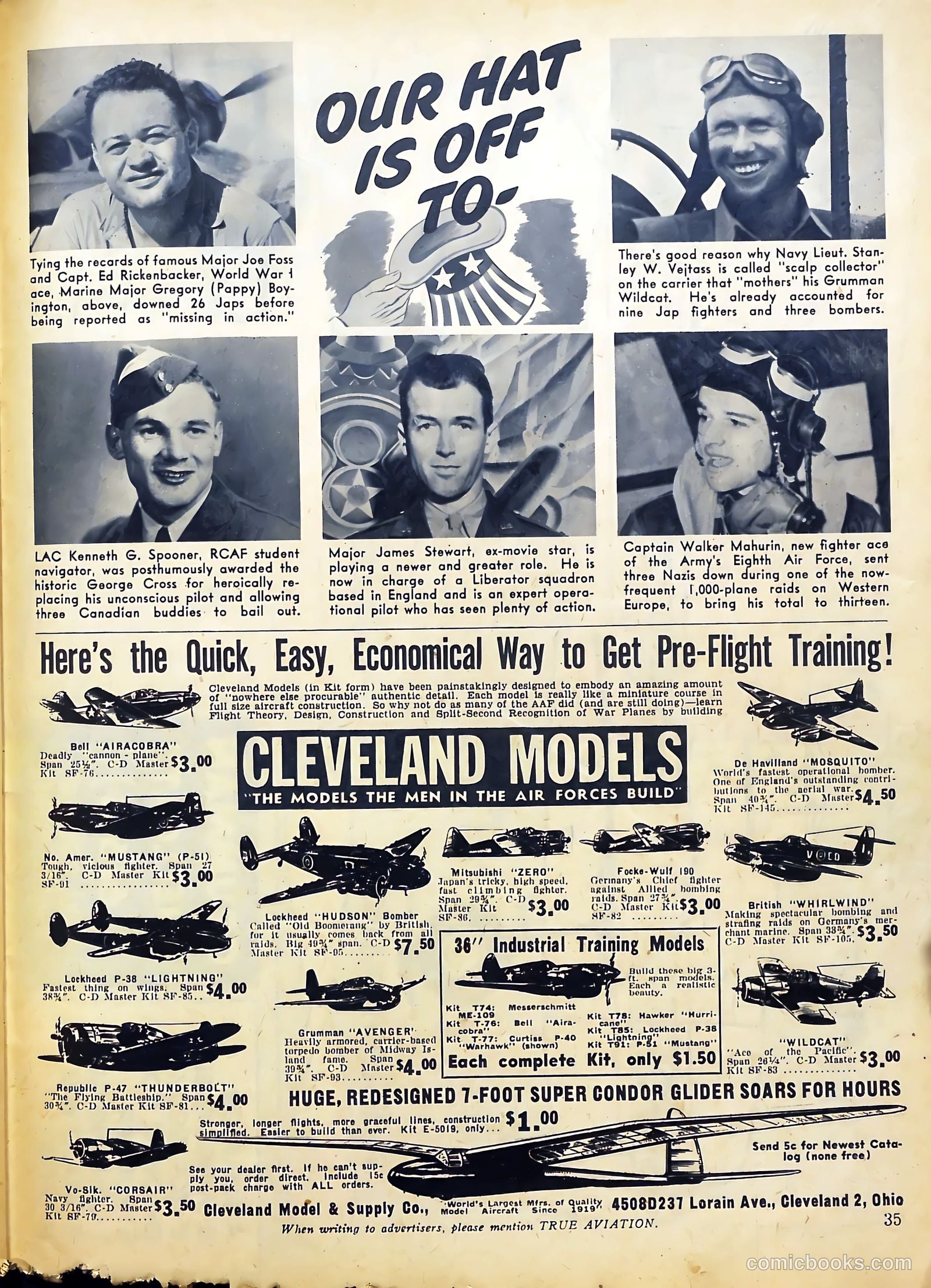 True Aviation Picture-Stories #8 (1944) — page 33 of 50