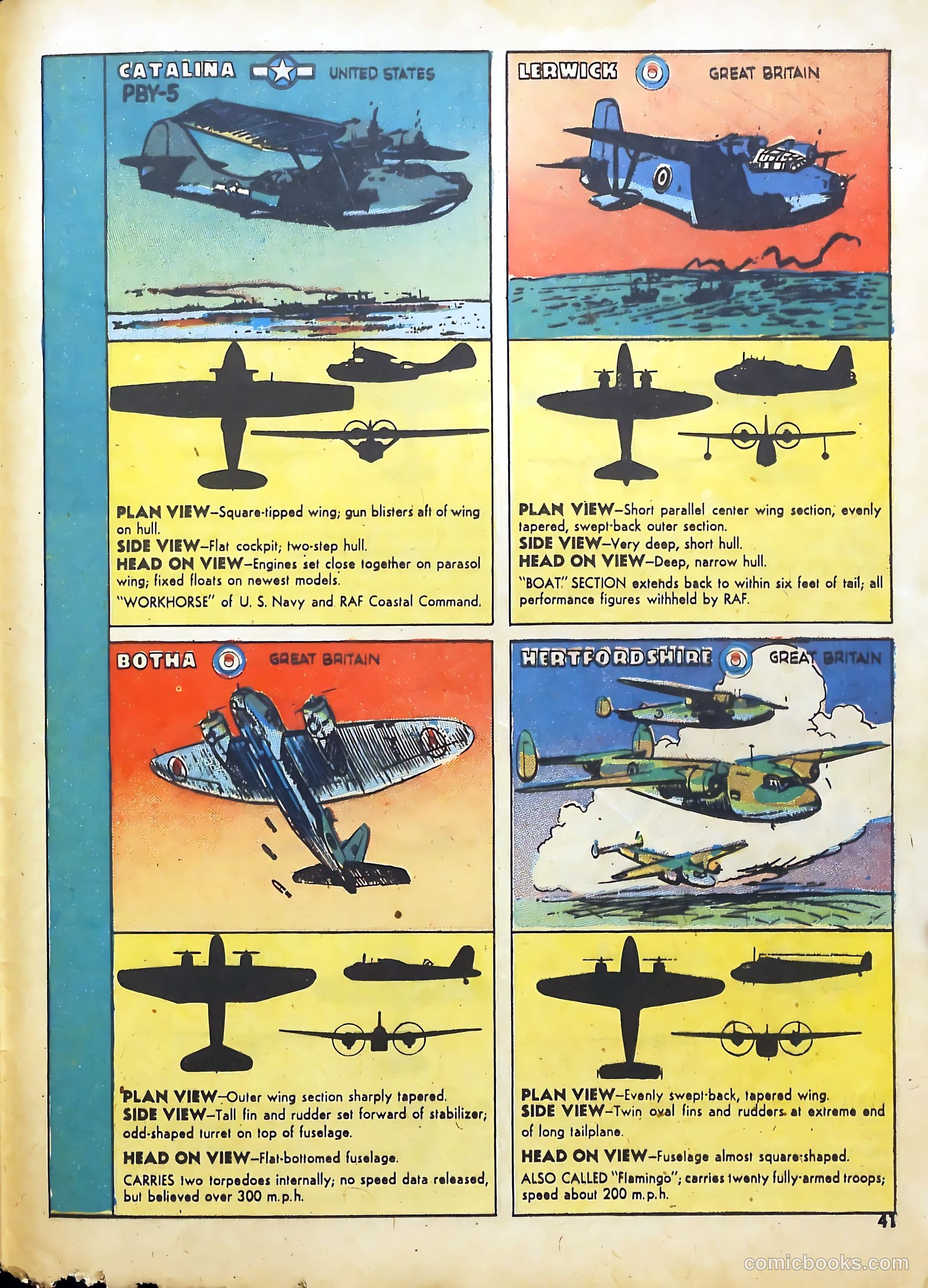 True Aviation Picture-Stories #8 (1944) — page 39 of 50