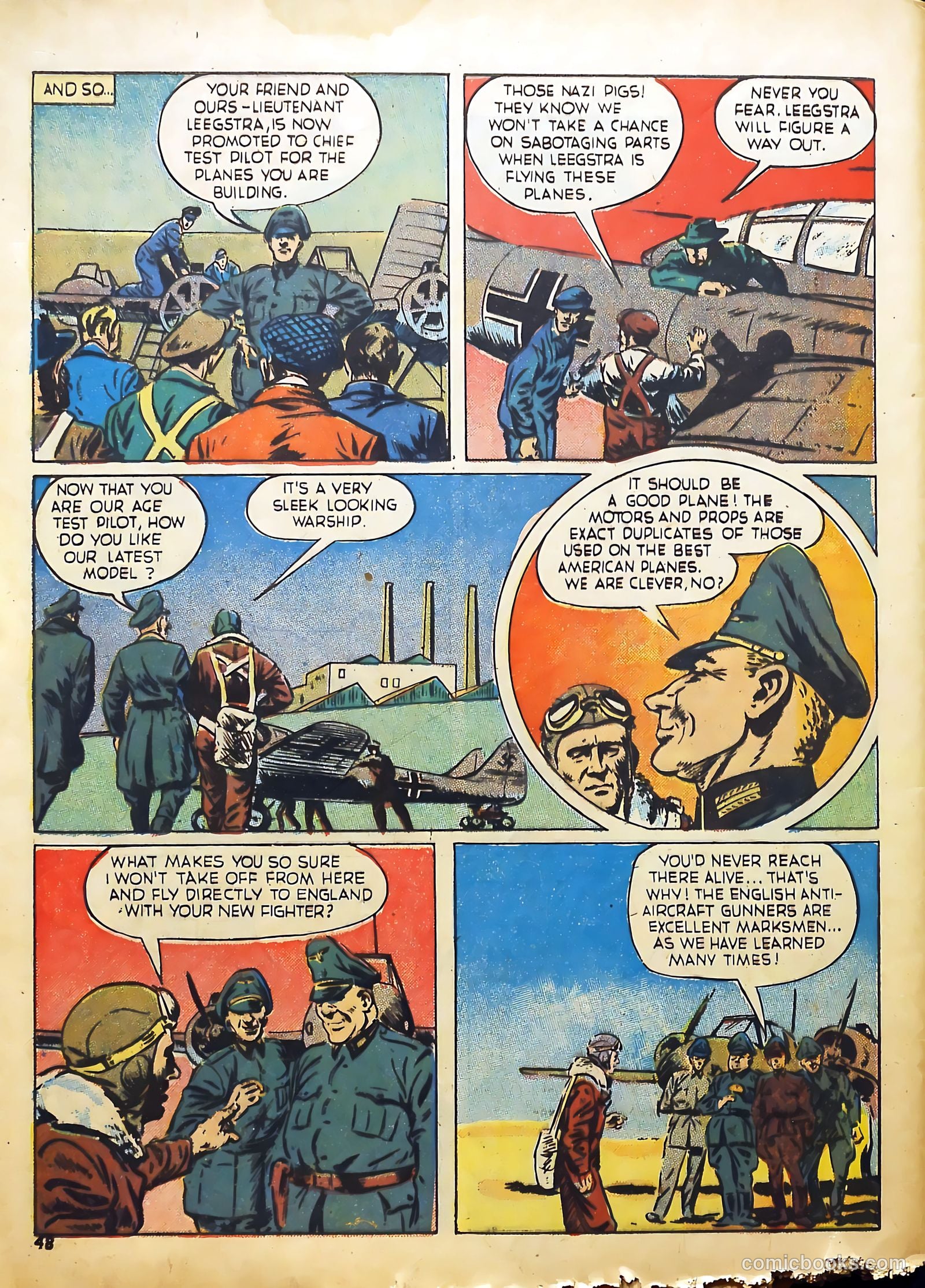 True Aviation Picture-Stories #8 (1944) — page 46 of 50