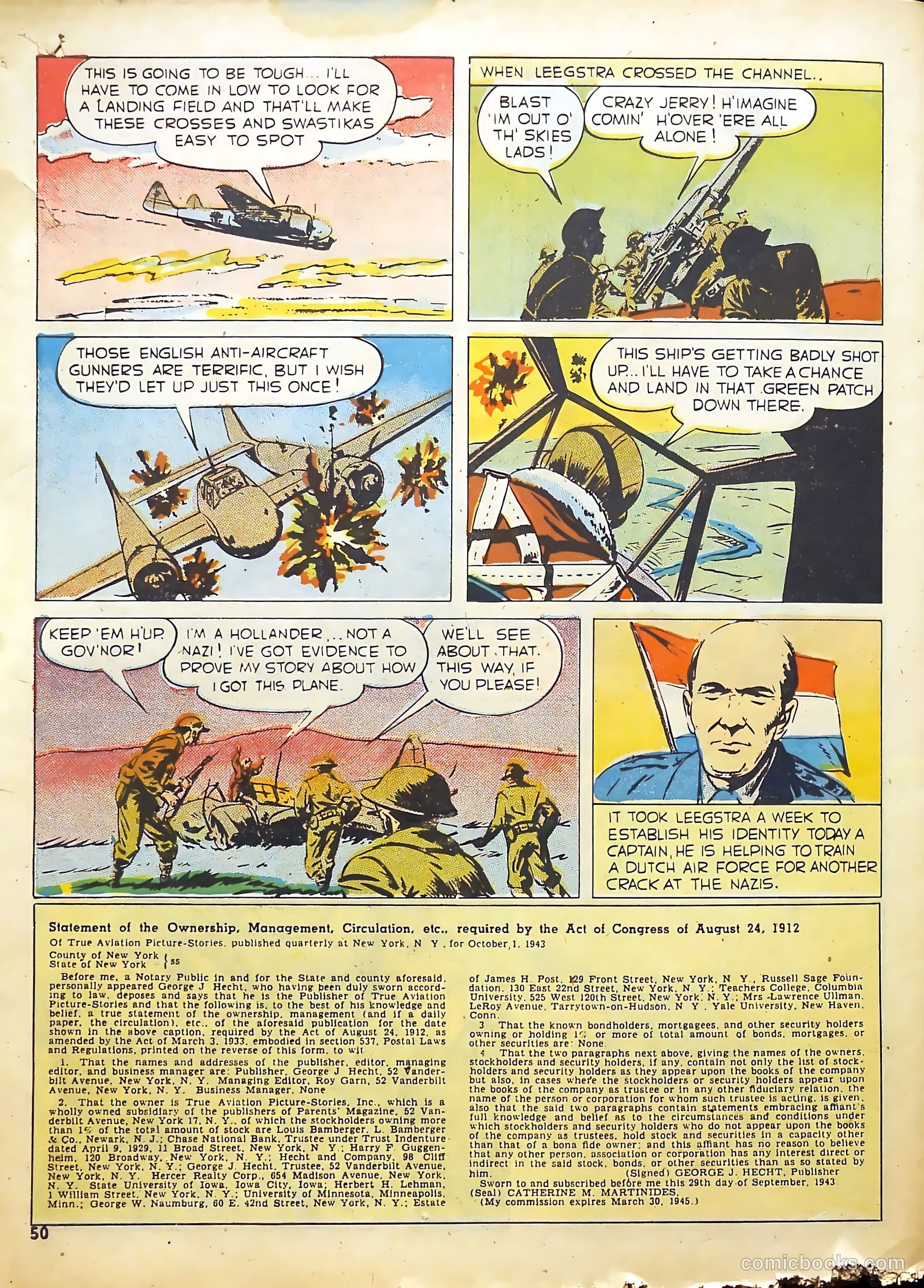 True Aviation Picture-Stories #8 (1944) — page 48 of 50