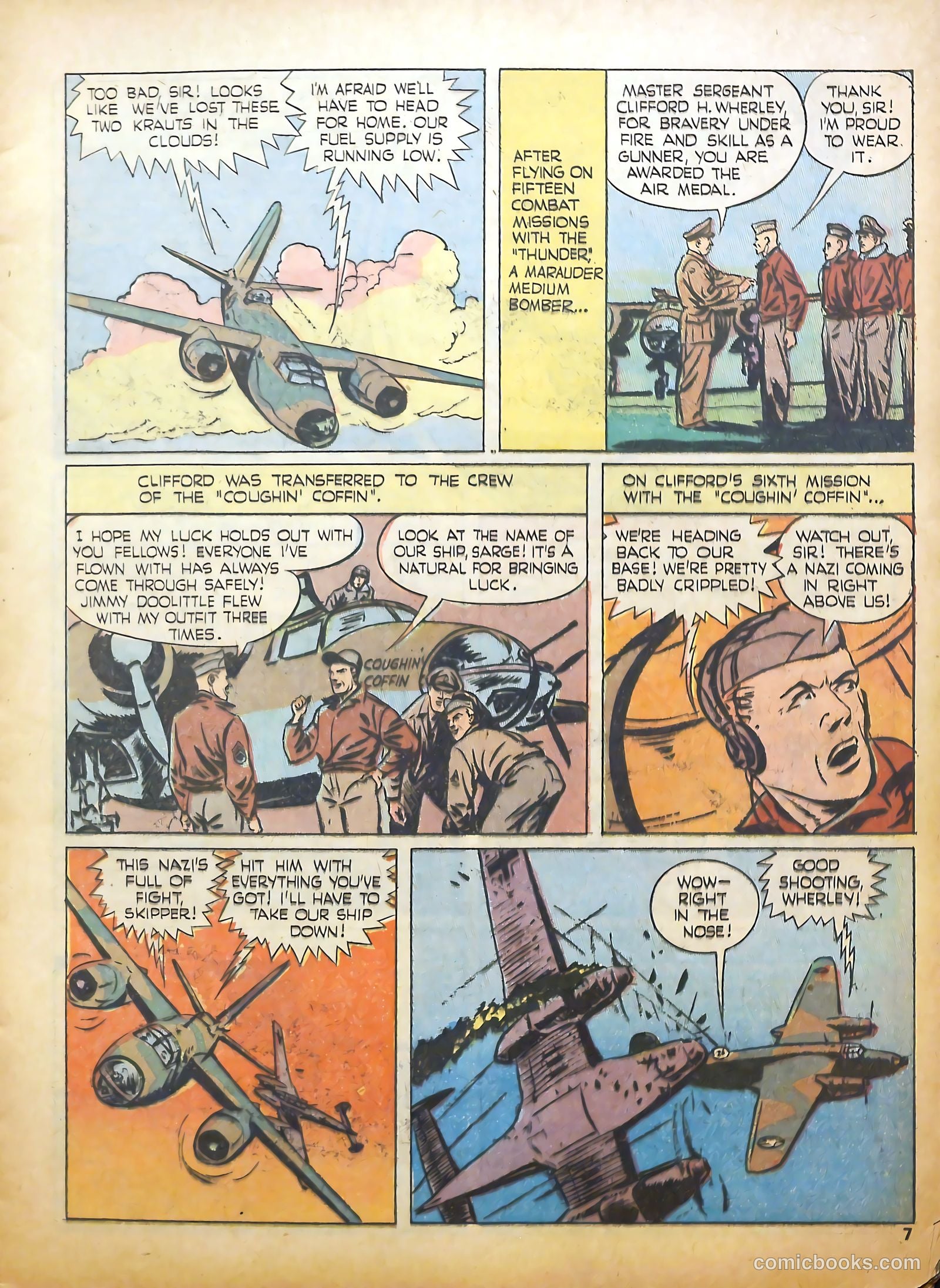 True Aviation Picture-Stories #9 (1944) — page 7 of 55
