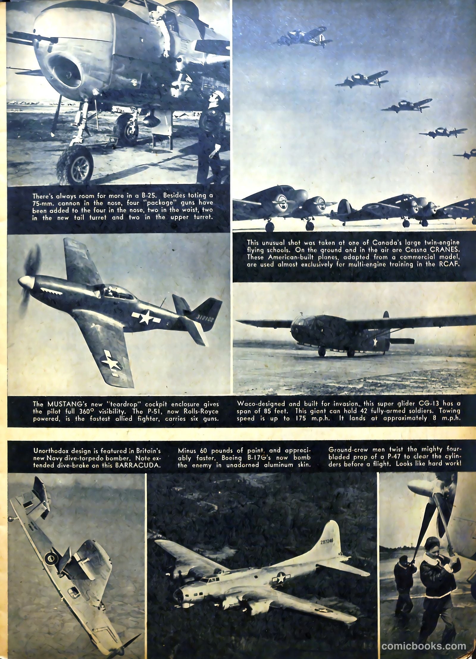 True Aviation Picture-Stories #9 (1944) — page 17 of 55