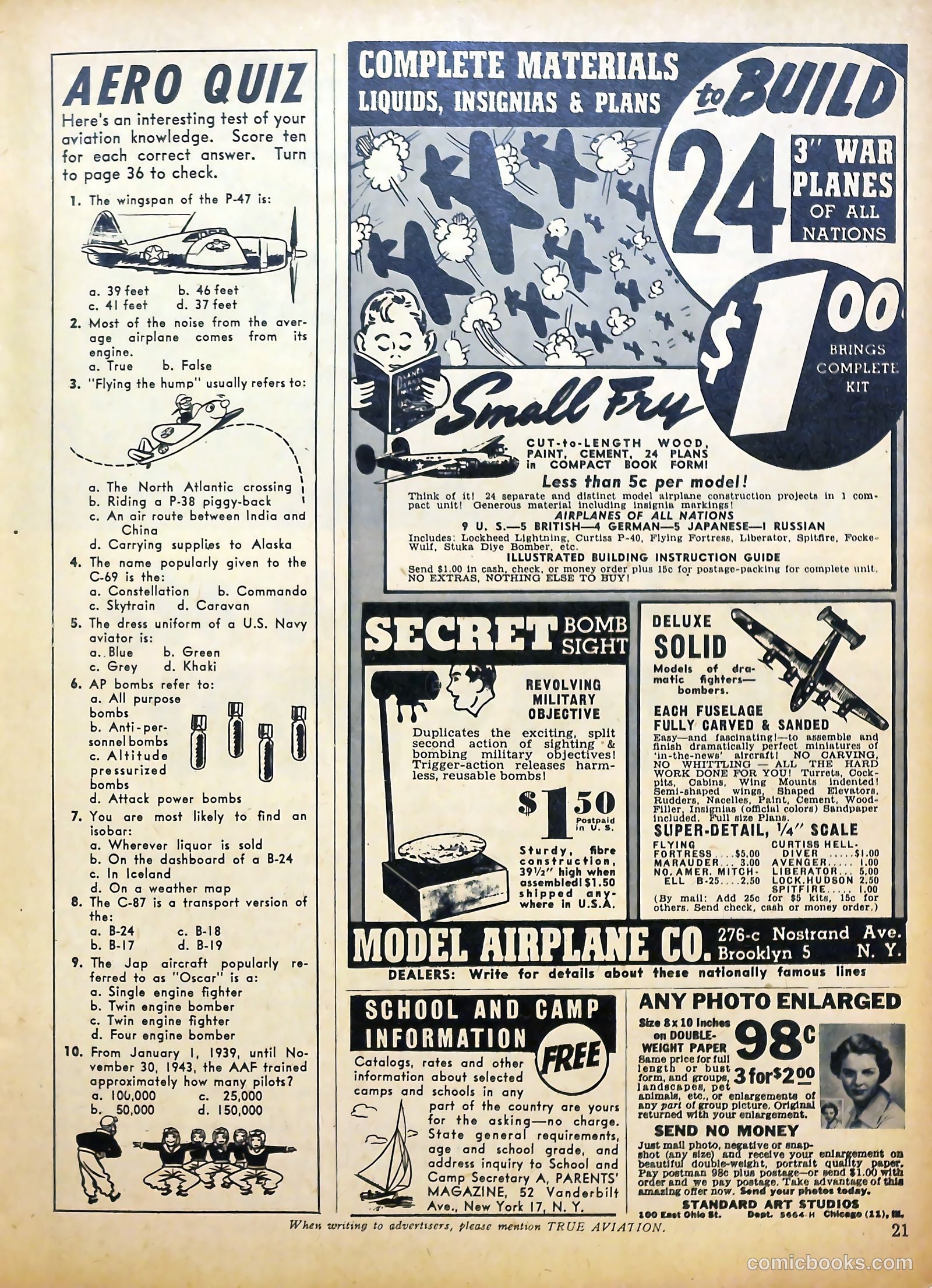 True Aviation Picture-Stories #9 (1944) — page 22 of 55