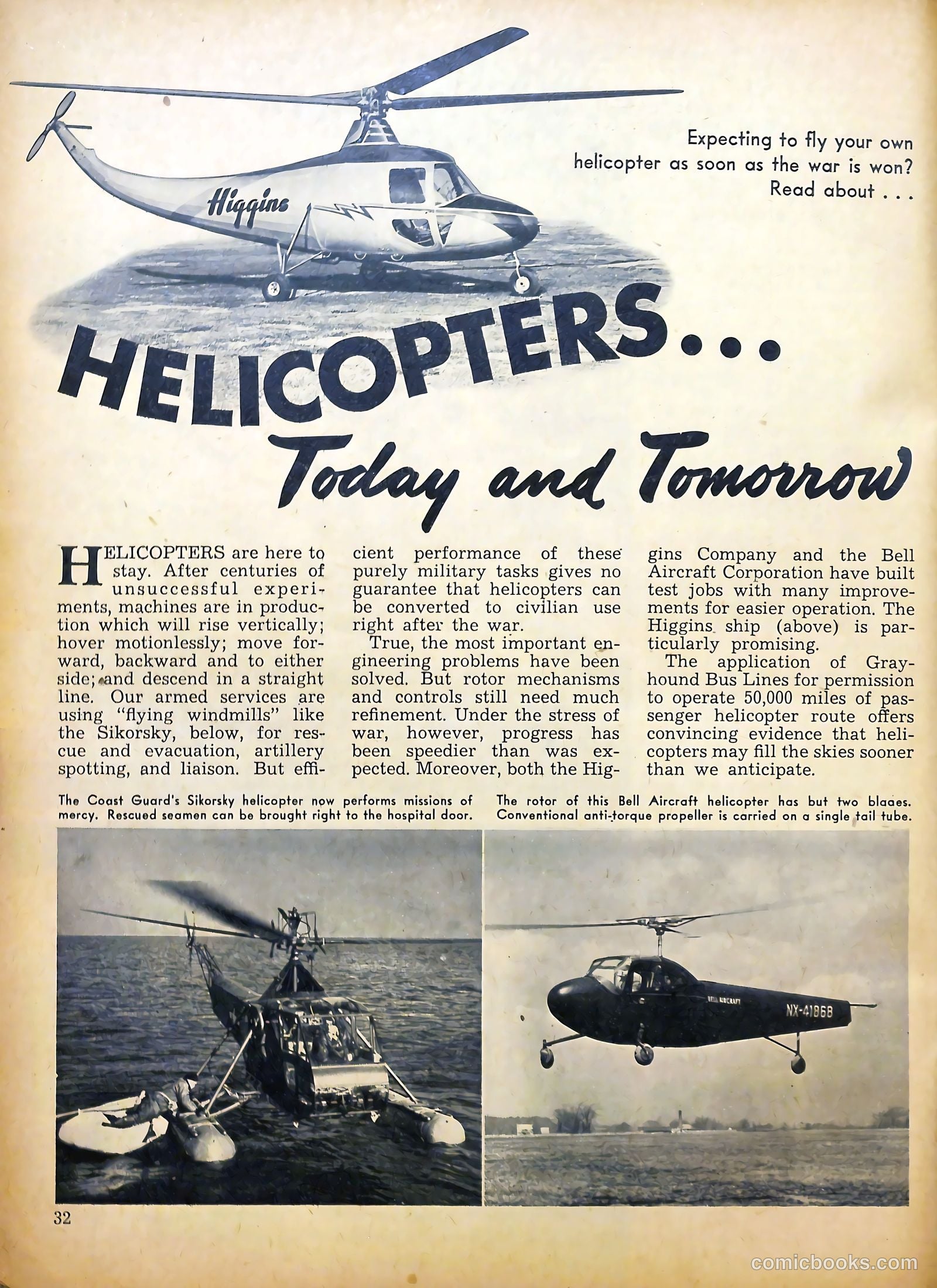 True Aviation Picture-Stories #9 (1944) — page 35 of 55