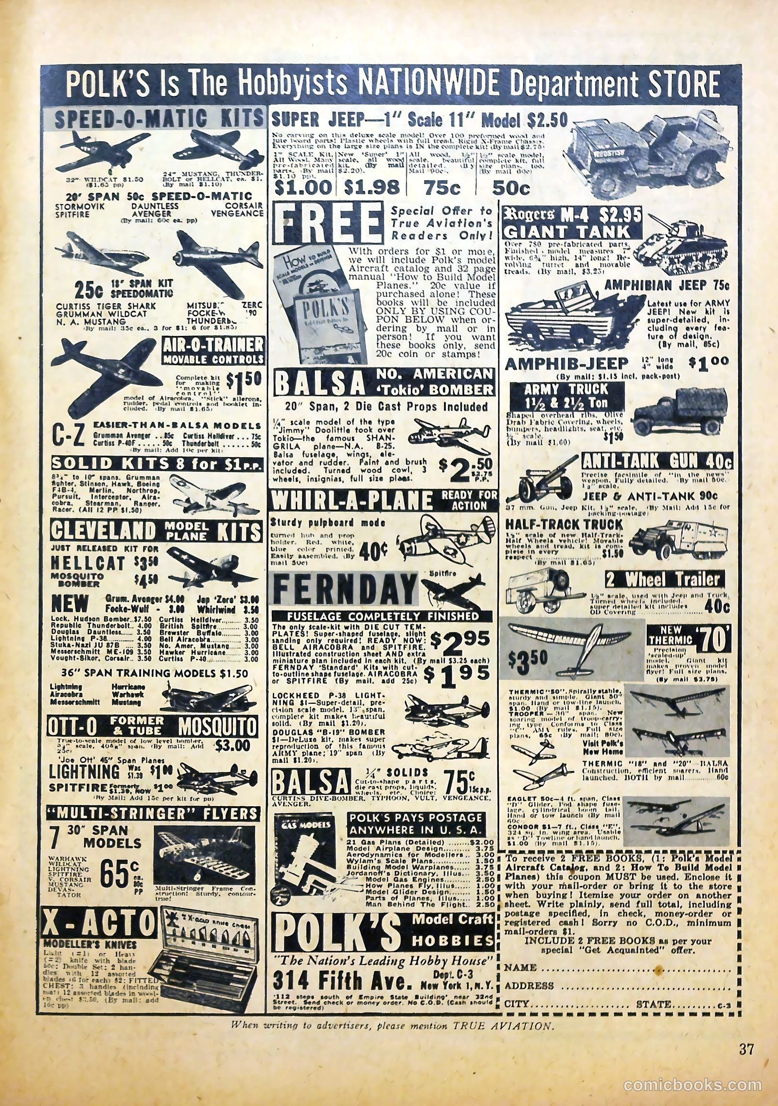 True Aviation Picture-Stories #9 (1944) — page 40 of 55