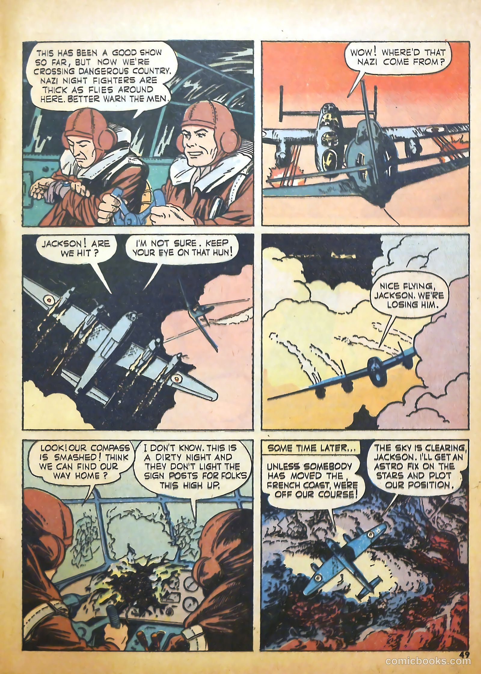True Aviation Picture-Stories #9 (1944) — page 52 of 55