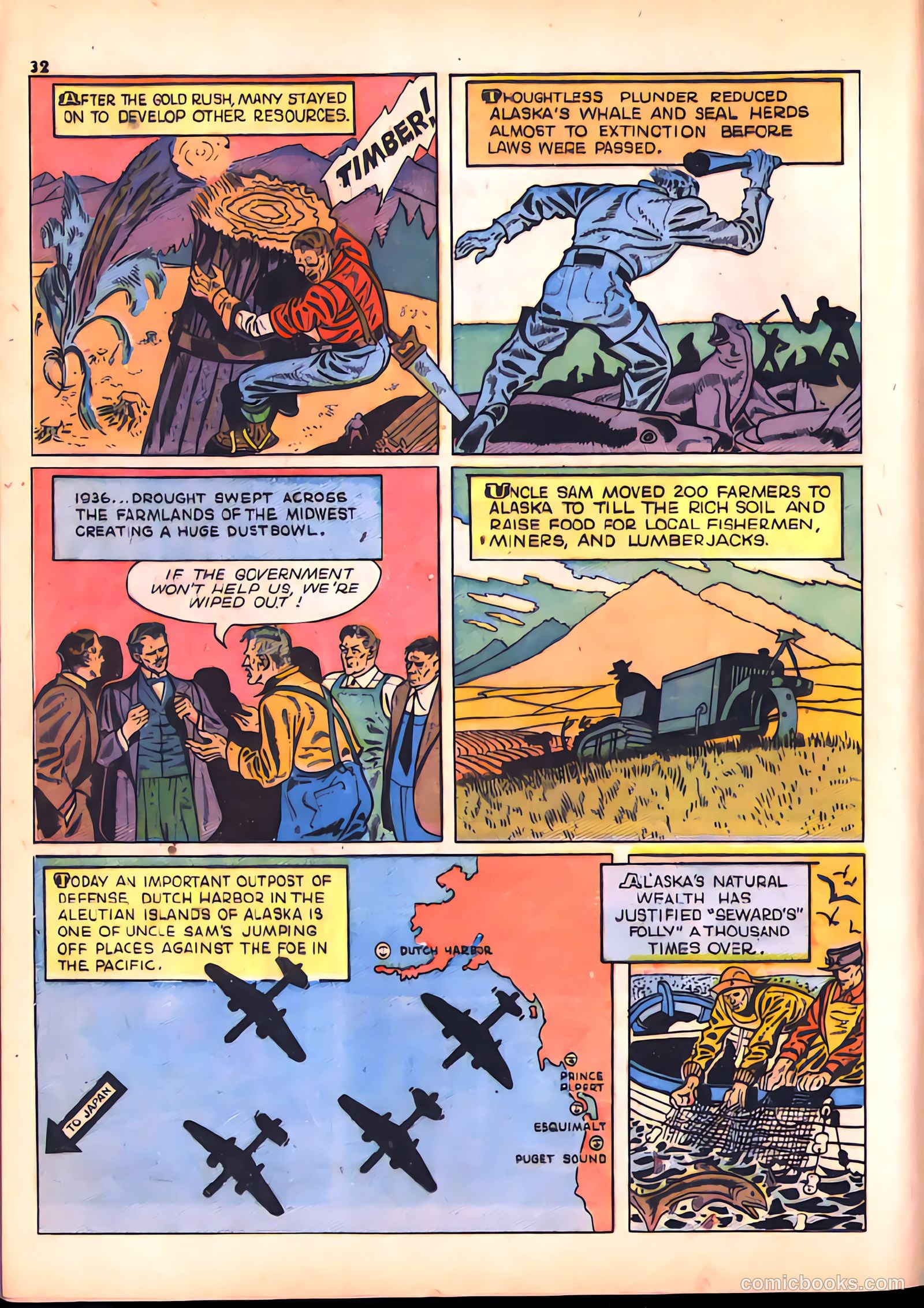 True Comics #13 (1942) — page 32 of 68