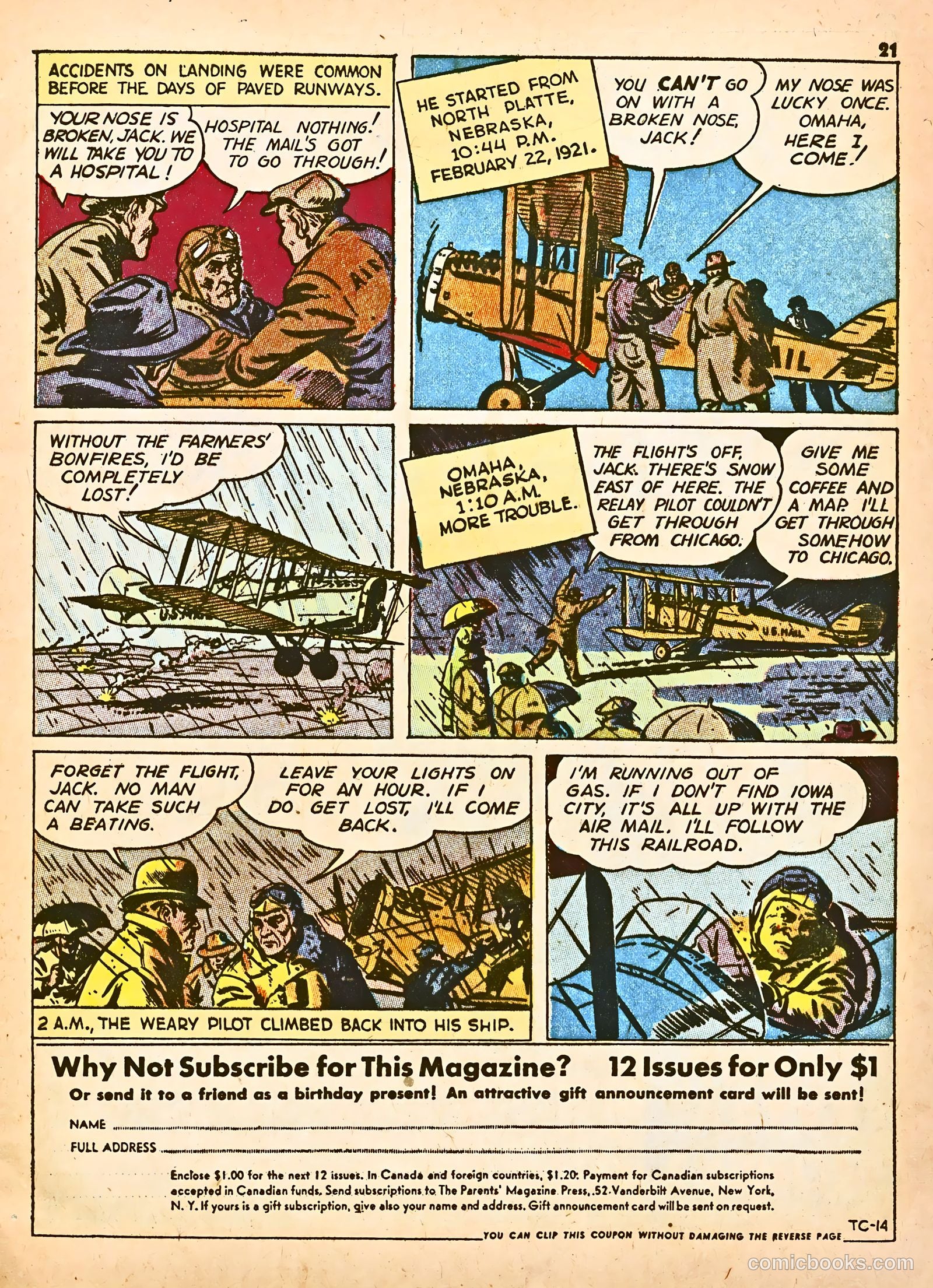 True Comics #14 (1942) — page 21 of 67
